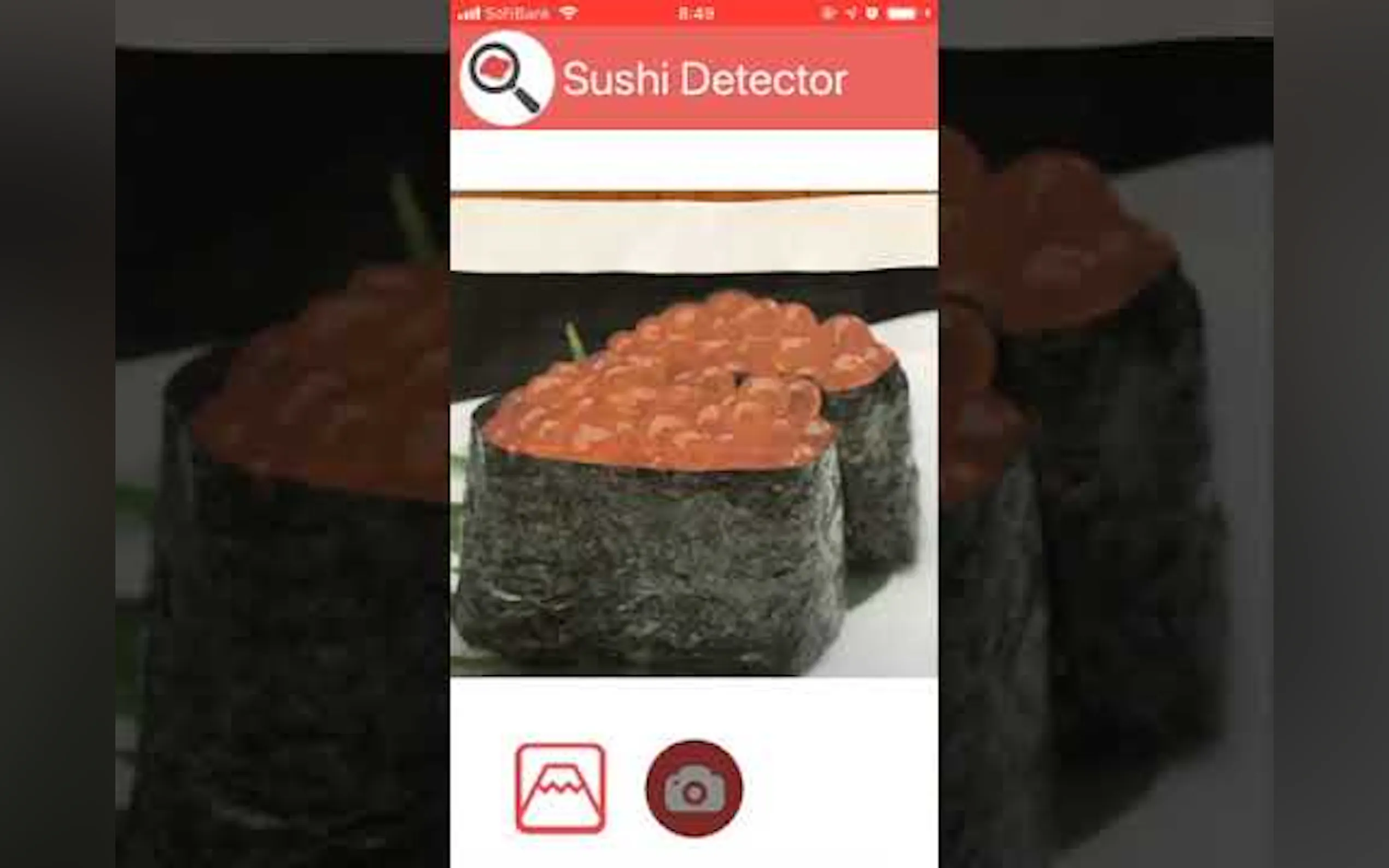 Sushi Detector