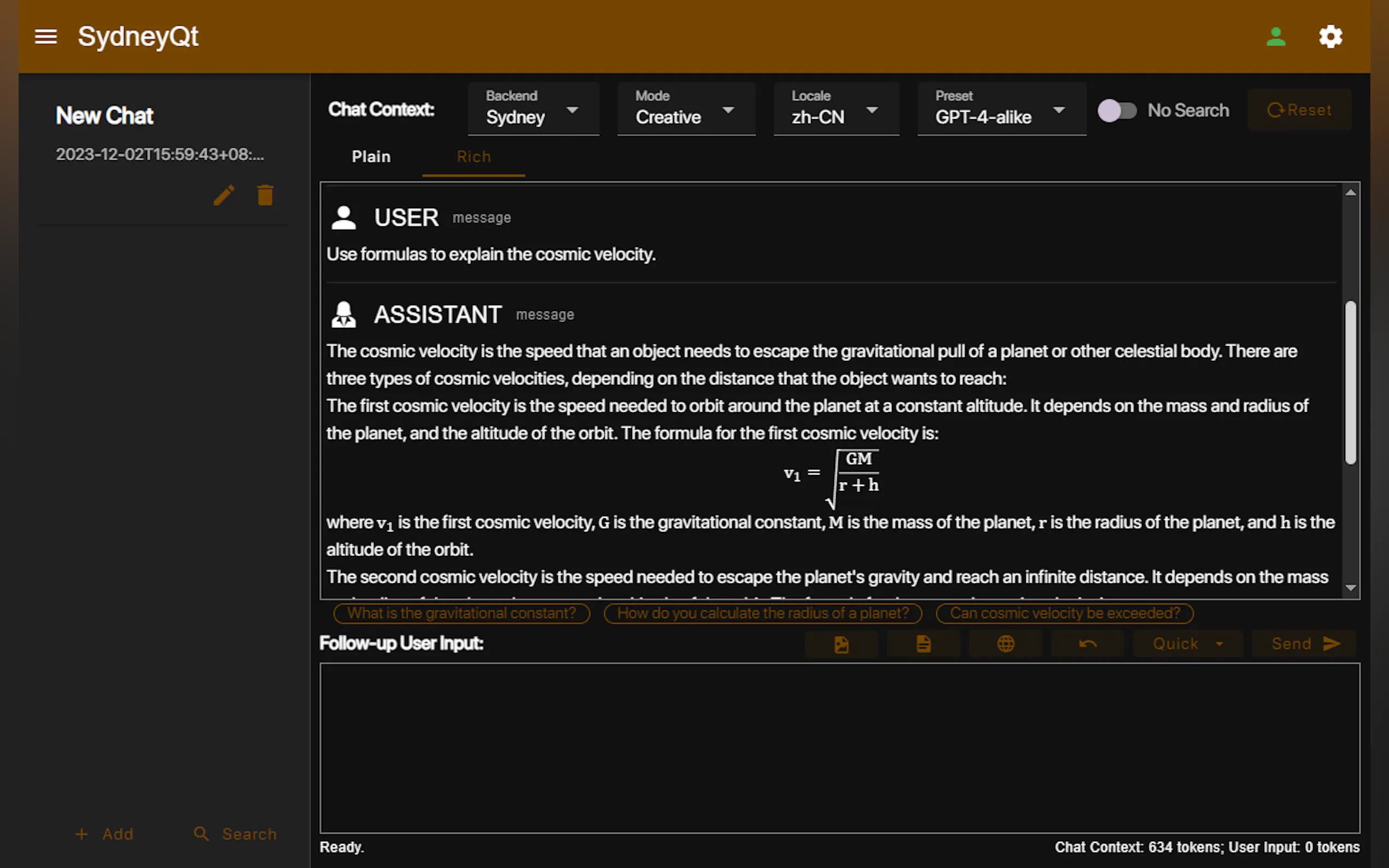 Screenshot 8 of SydneyQt
