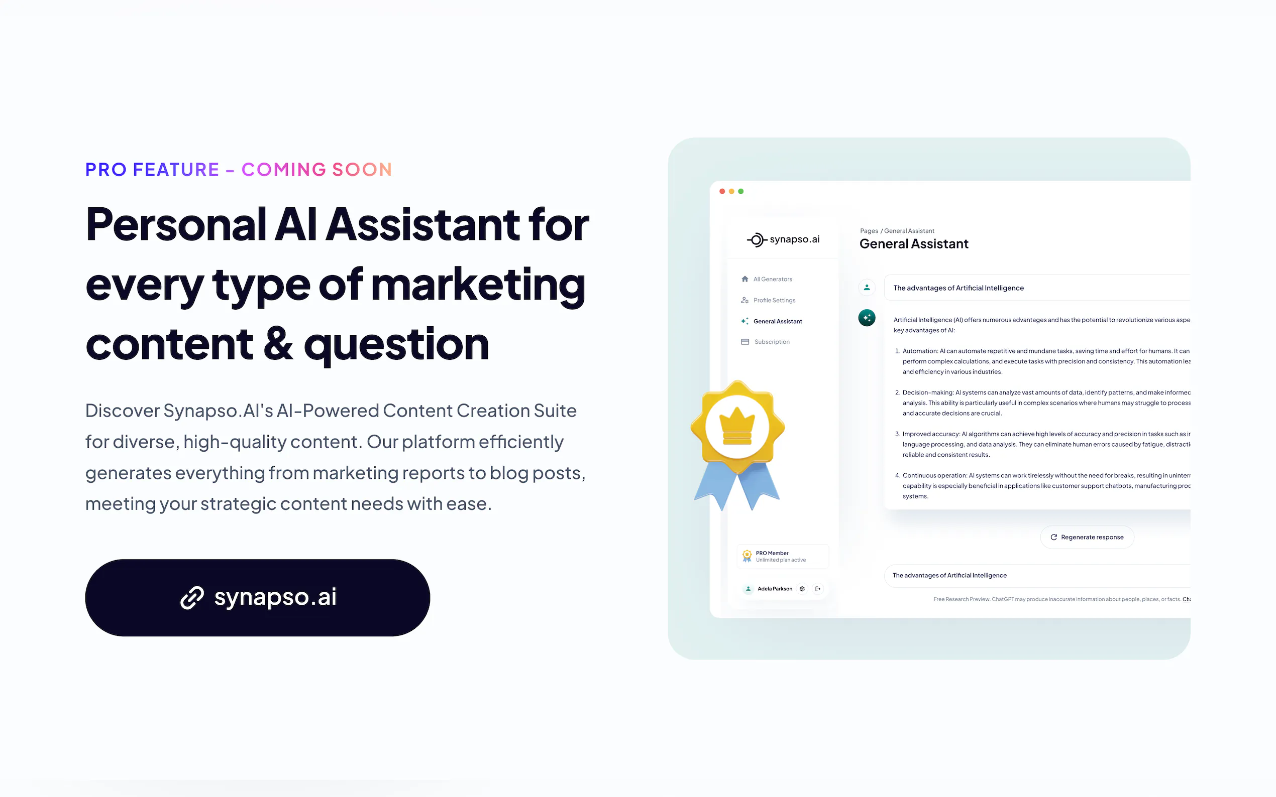Screenshot 6 of Synapso.AI