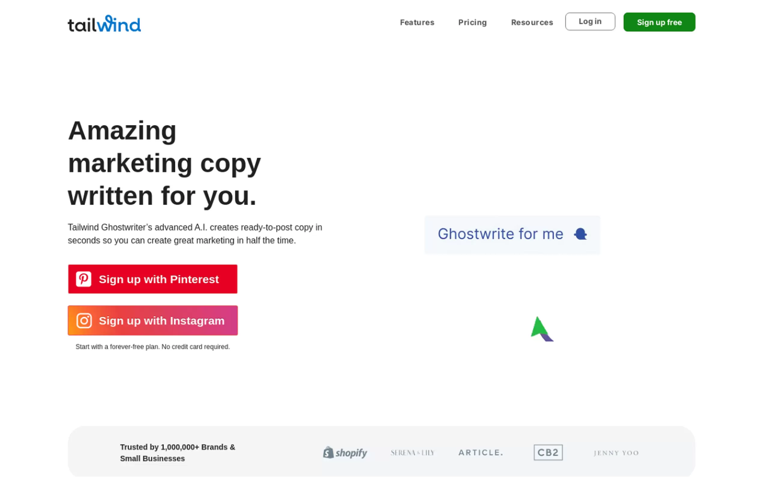 Tailwind Ghostwriter