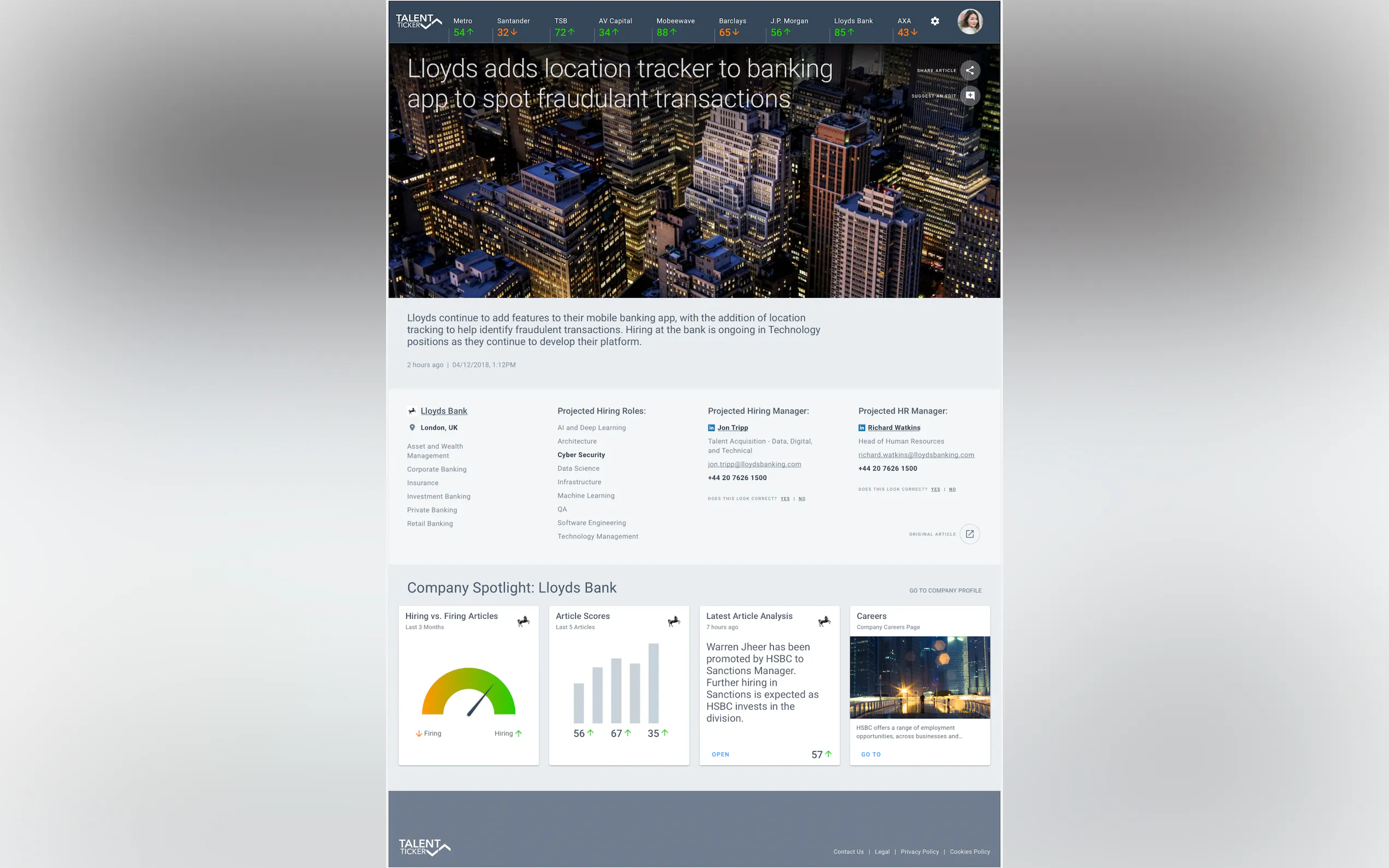 Screenshot 4 of Talent Ticker
