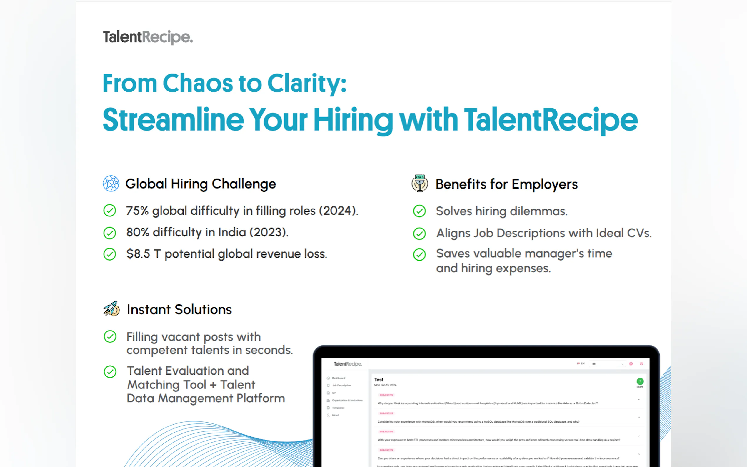 Screenshot 2 of TalentRecipe