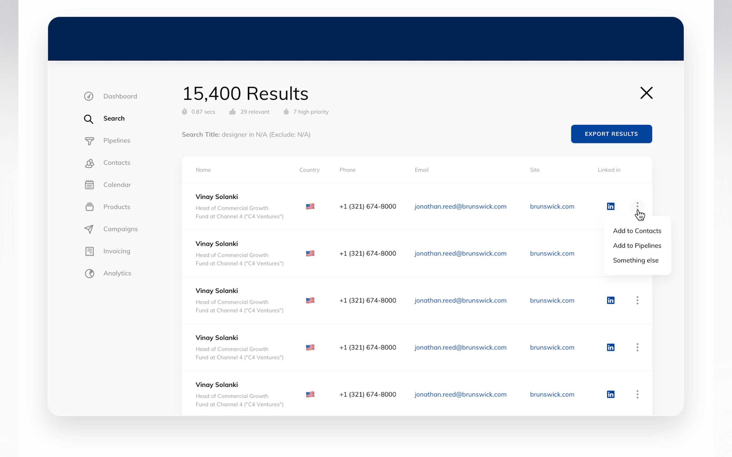 Screenshot 3 of Tapdesk CRM