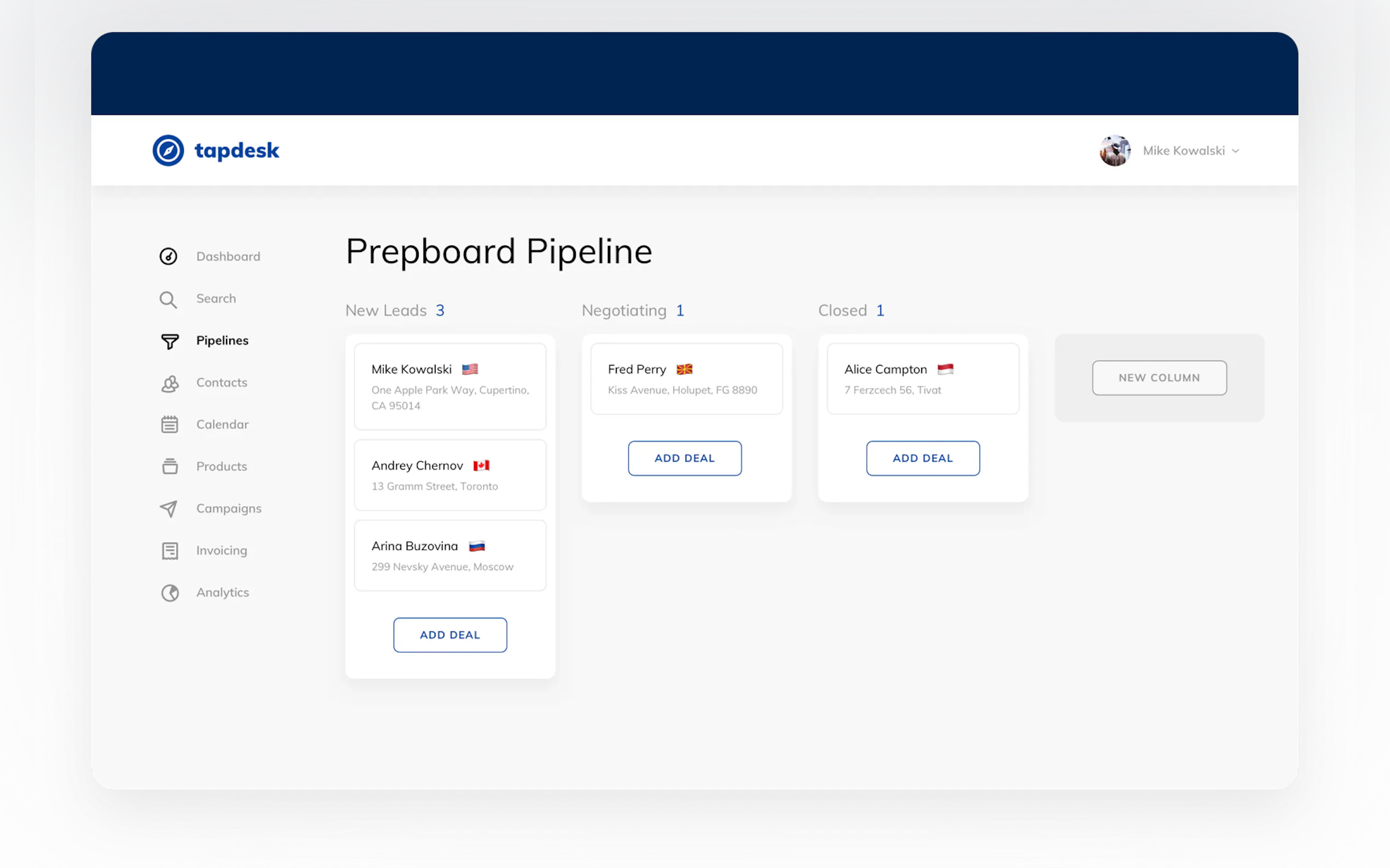 Screenshot 5 of Tapdesk CRM