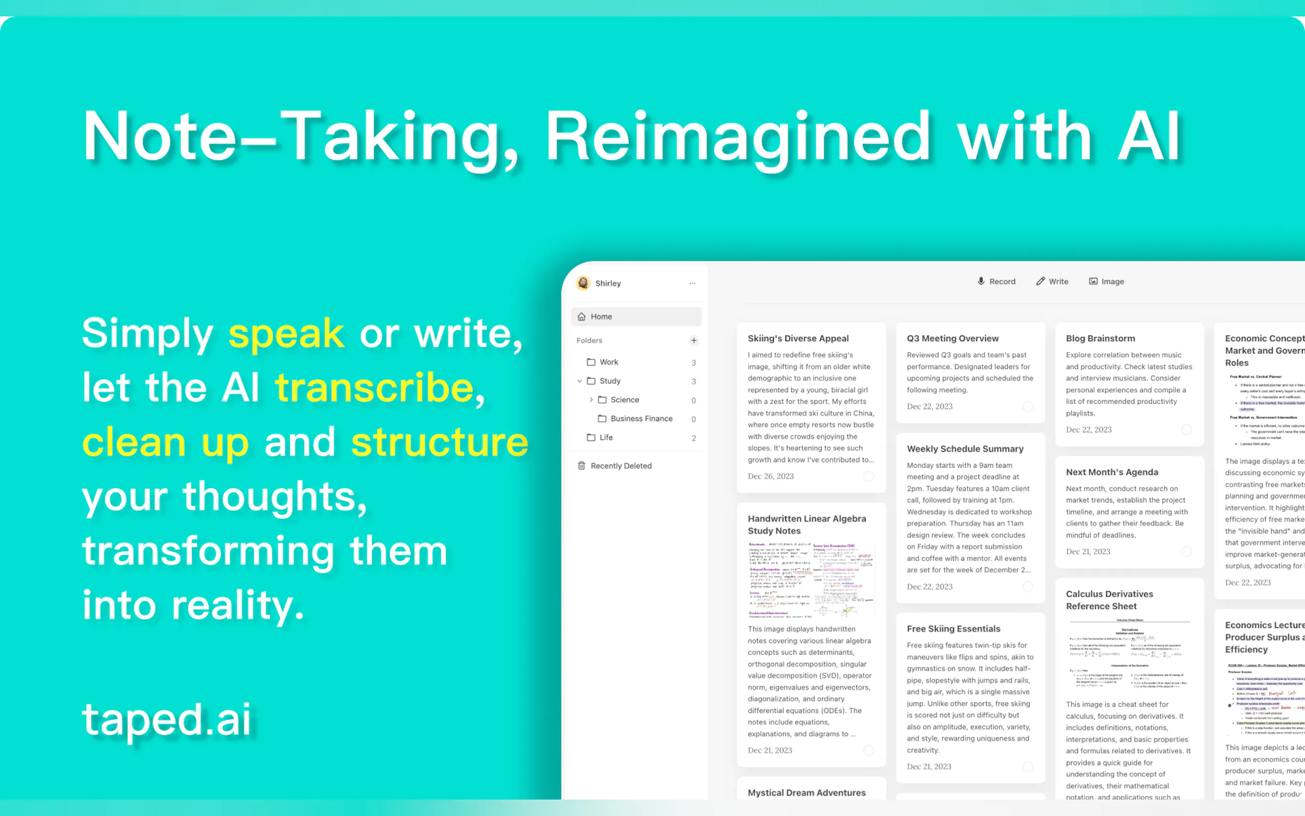 Screenshot 3 of Taped.ai