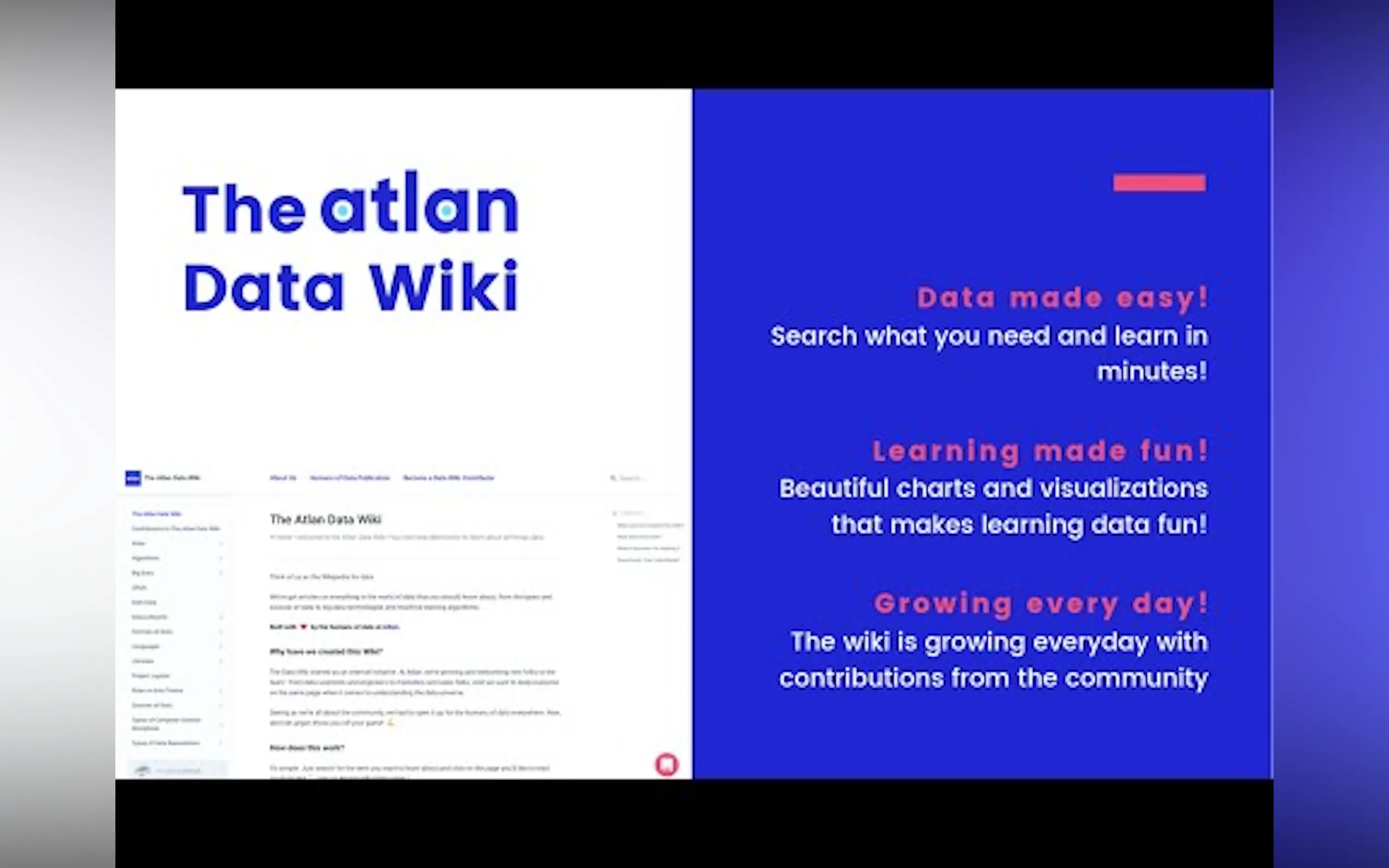 The Atlan Data Wiki