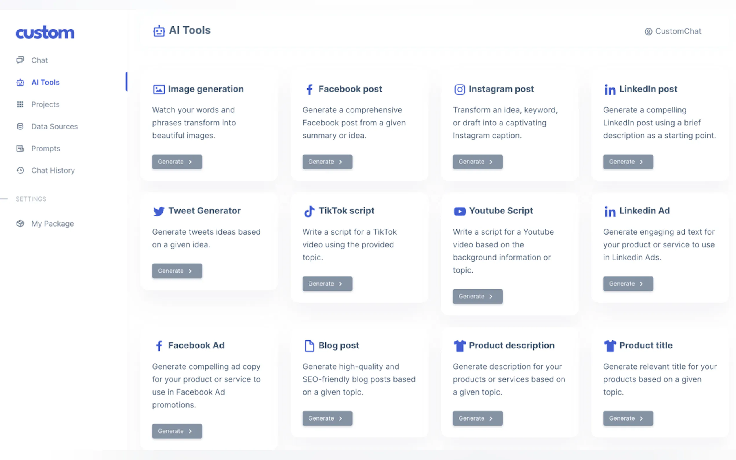 Screenshot 3 of  The most powerful AI tools in one chat 