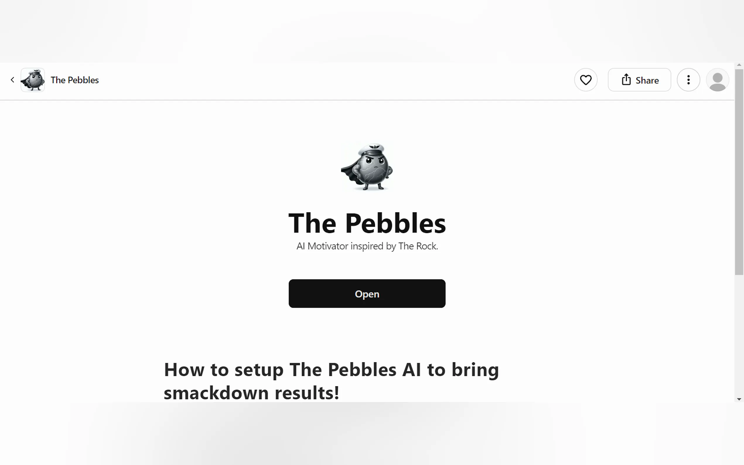 The Pebbles