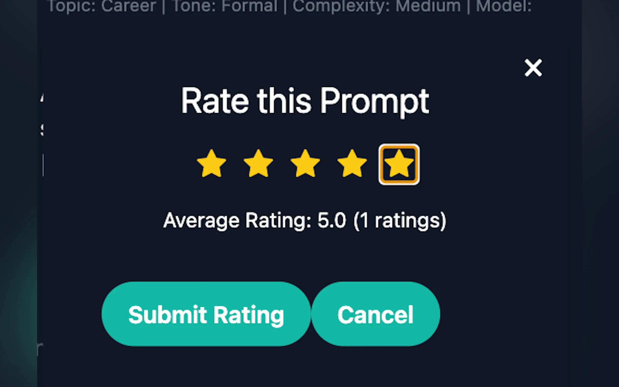 Screenshot 4 of The Prompt Square