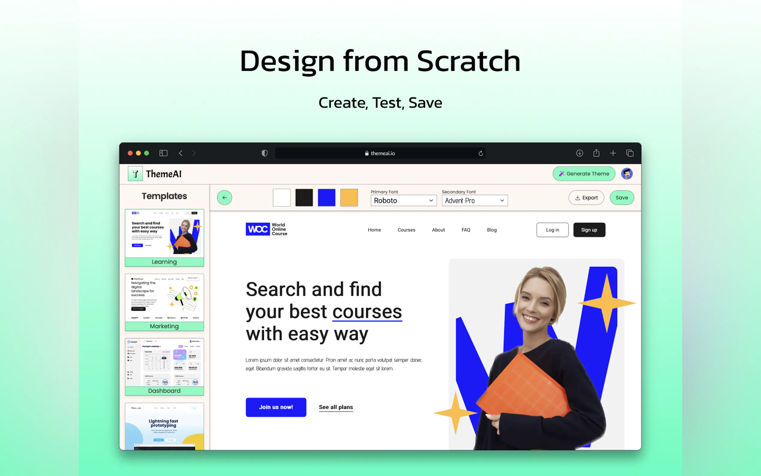 Screenshot 5 of Theme AI
