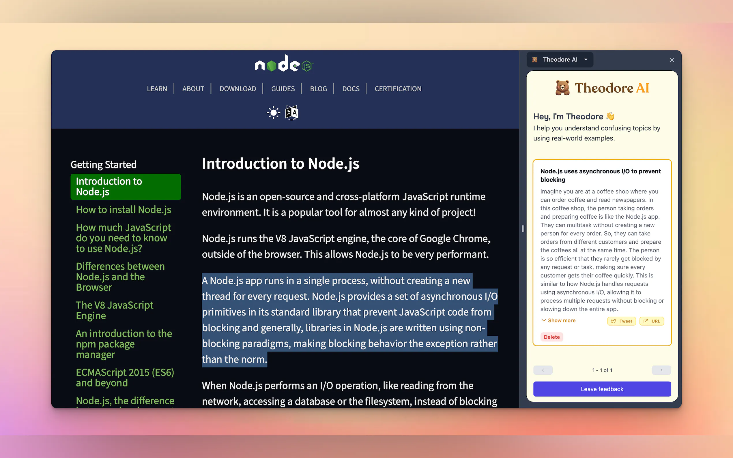 Screenshot 2 of Theodore AI