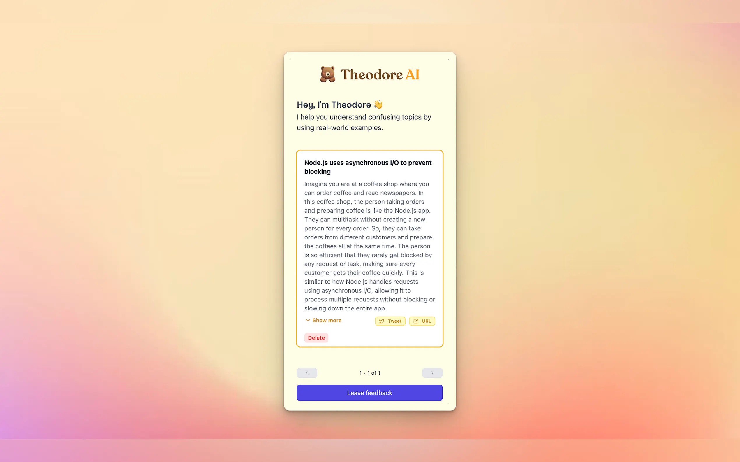 Screenshot 3 of Theodore AI