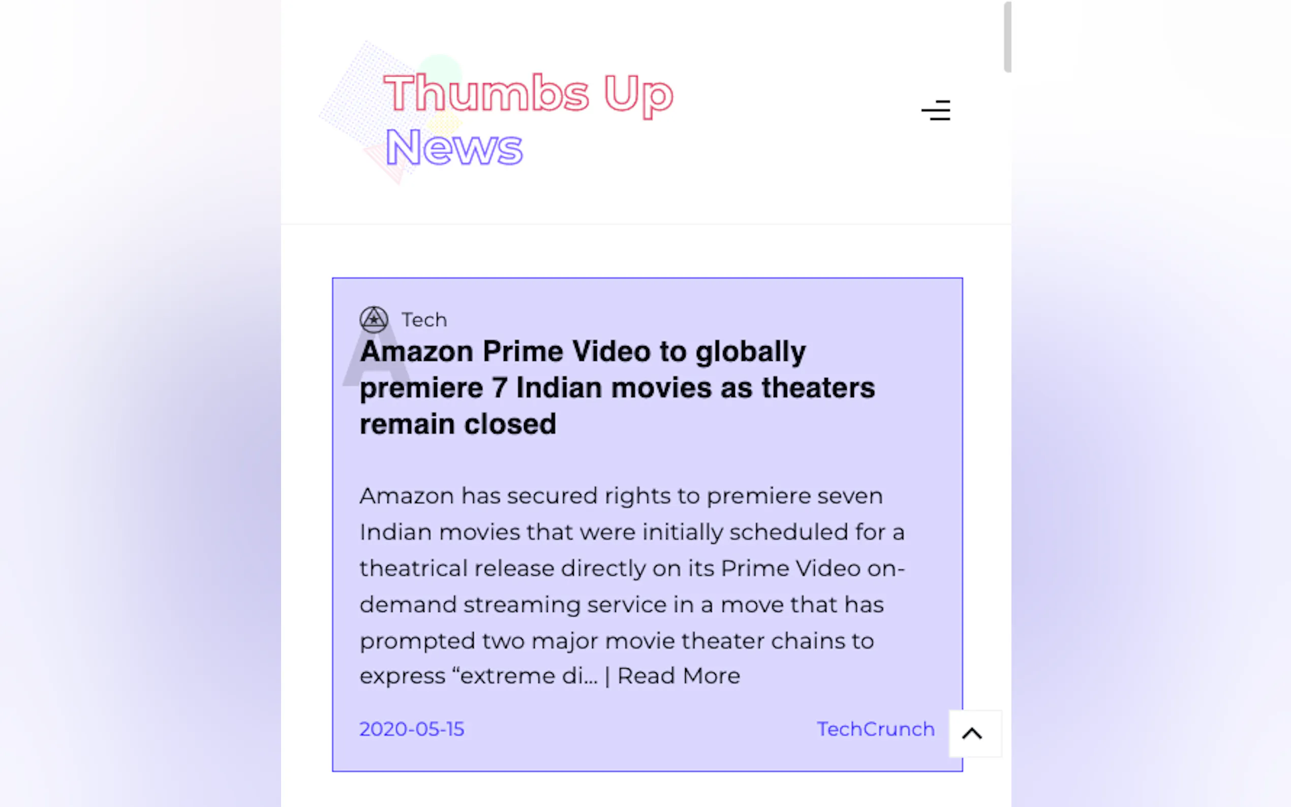 Screenshot 3 of Thumbs Up News
