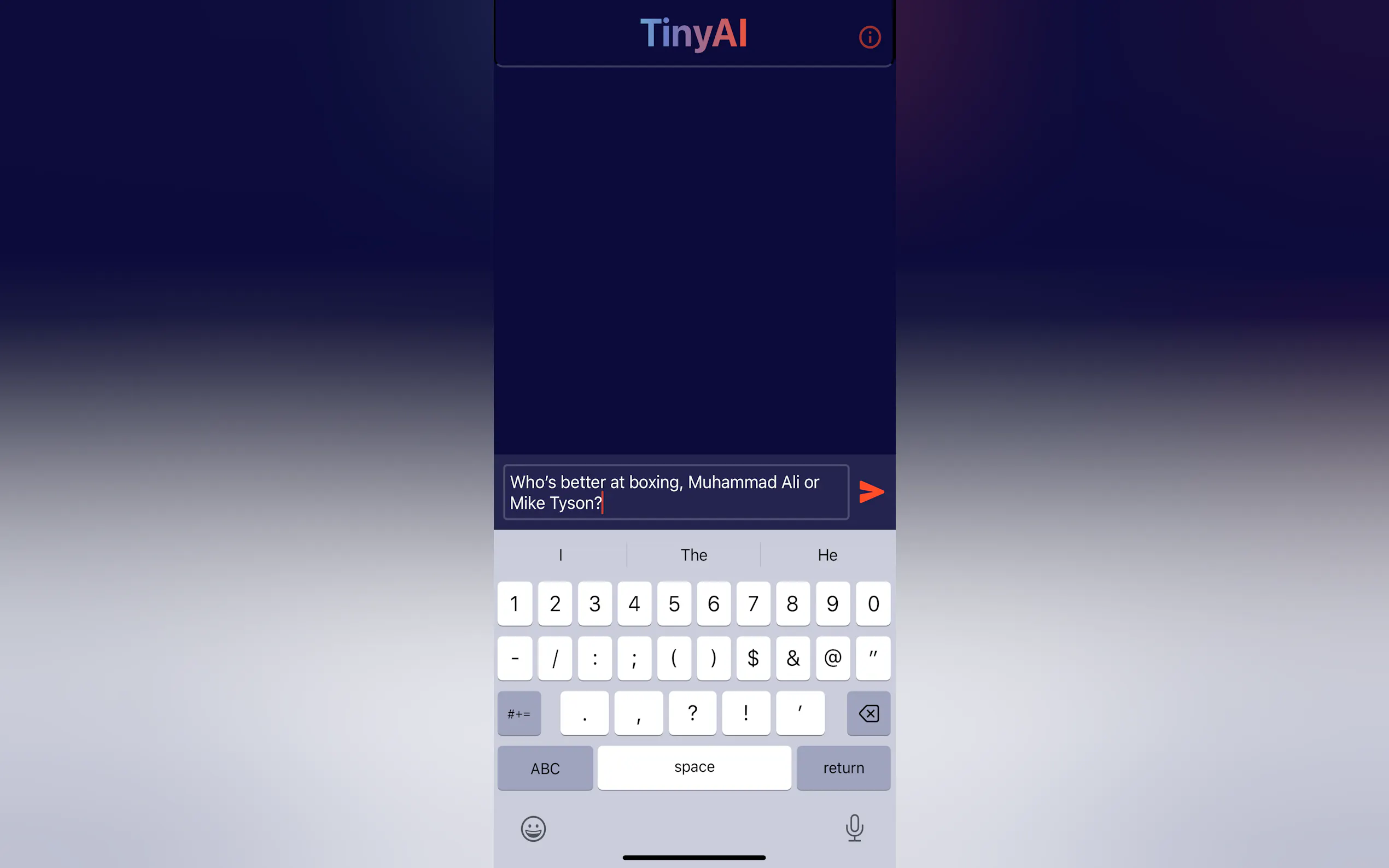 Screenshot 2 of TinyAI