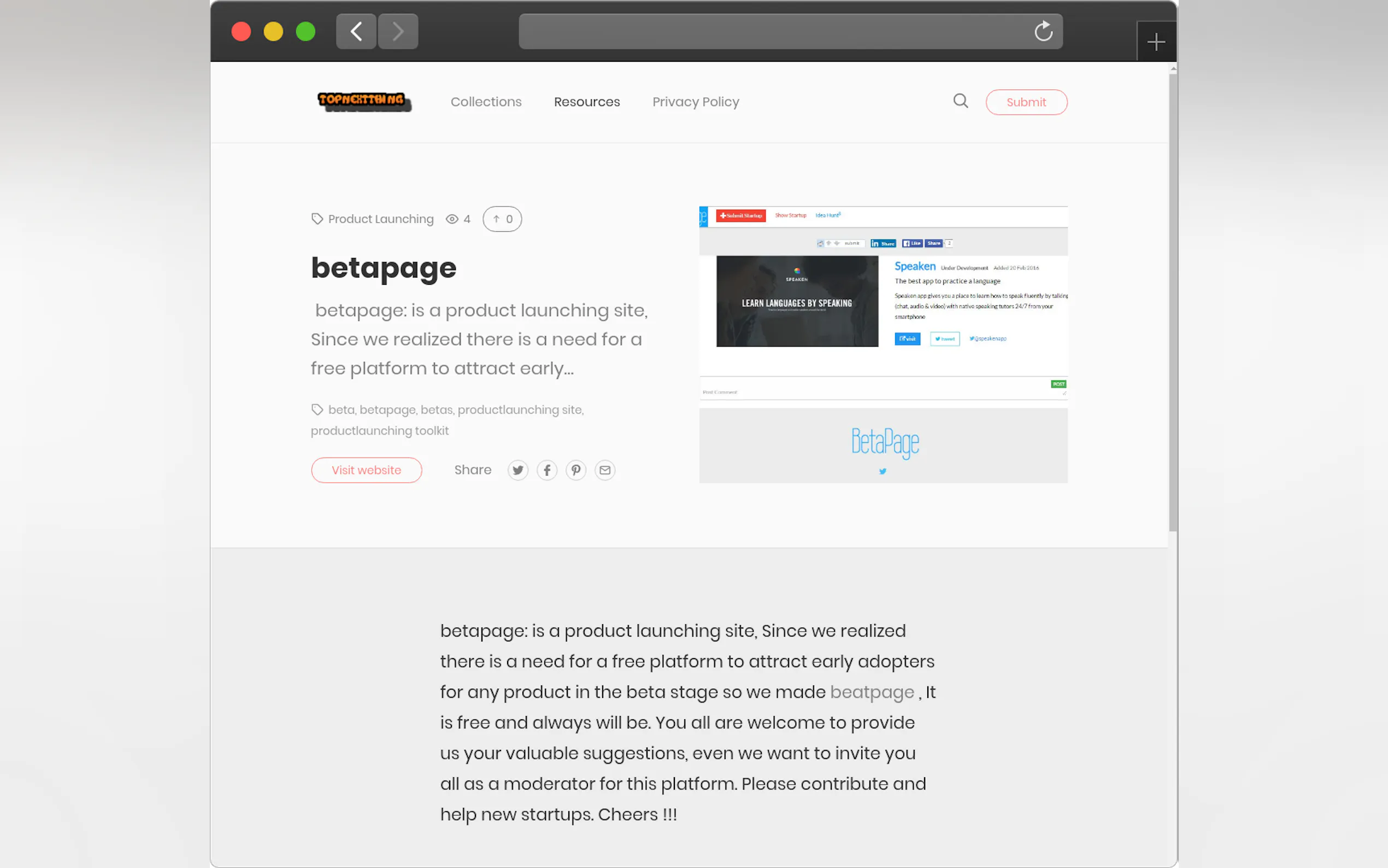 Screenshot 2 of topnextthing
