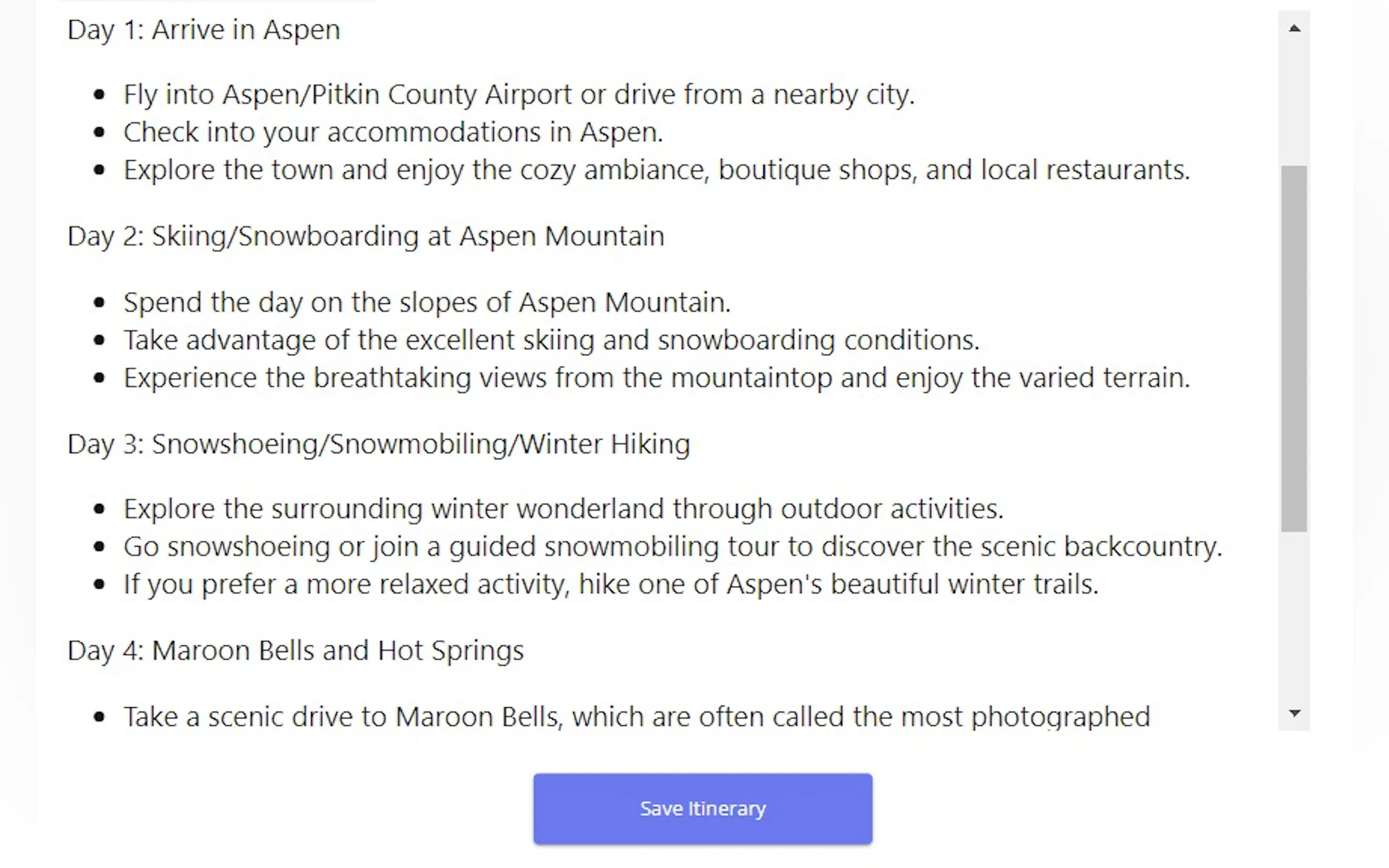 Screenshot 2 of TravelAI
