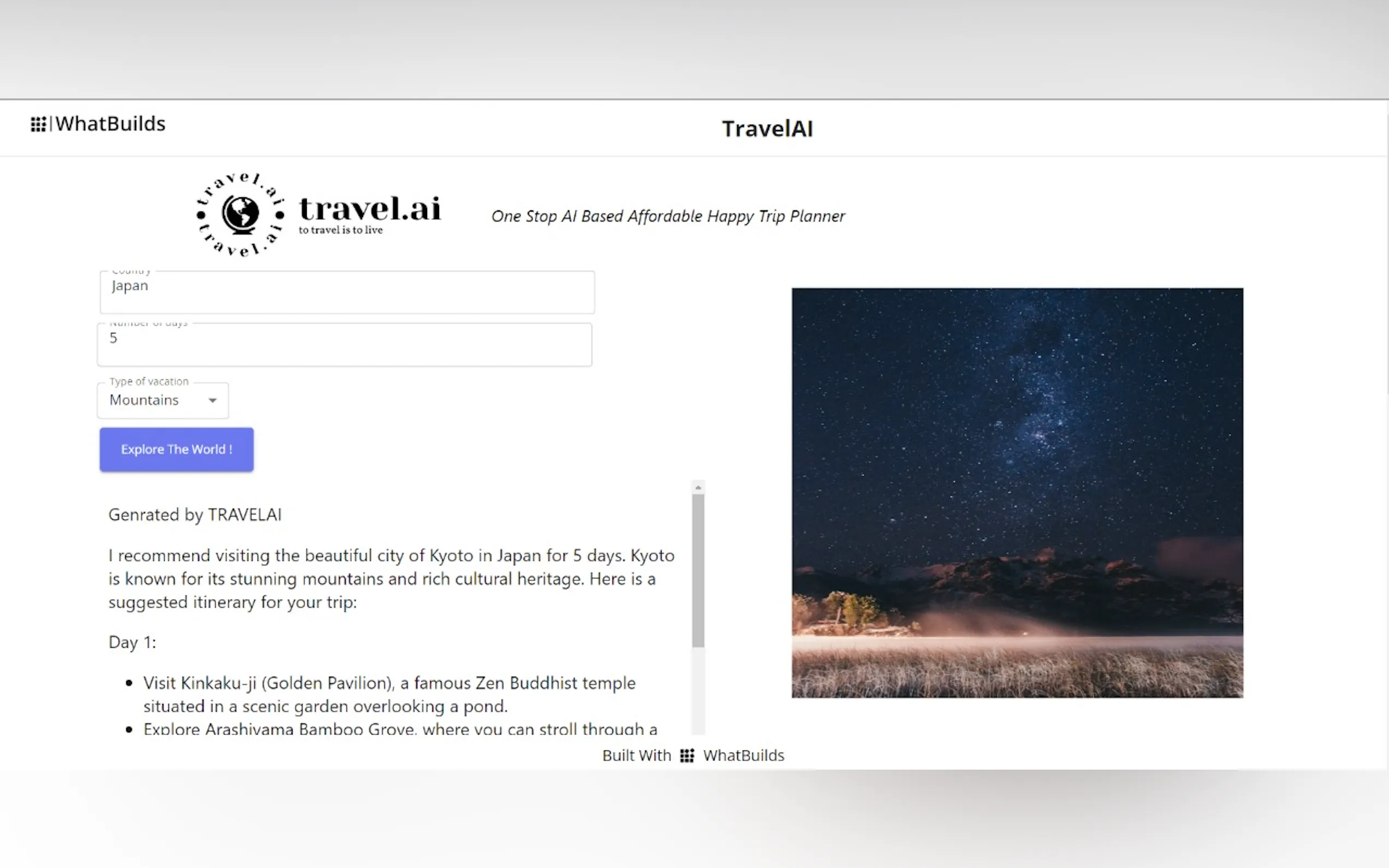 Screenshot 3 of TravelAI