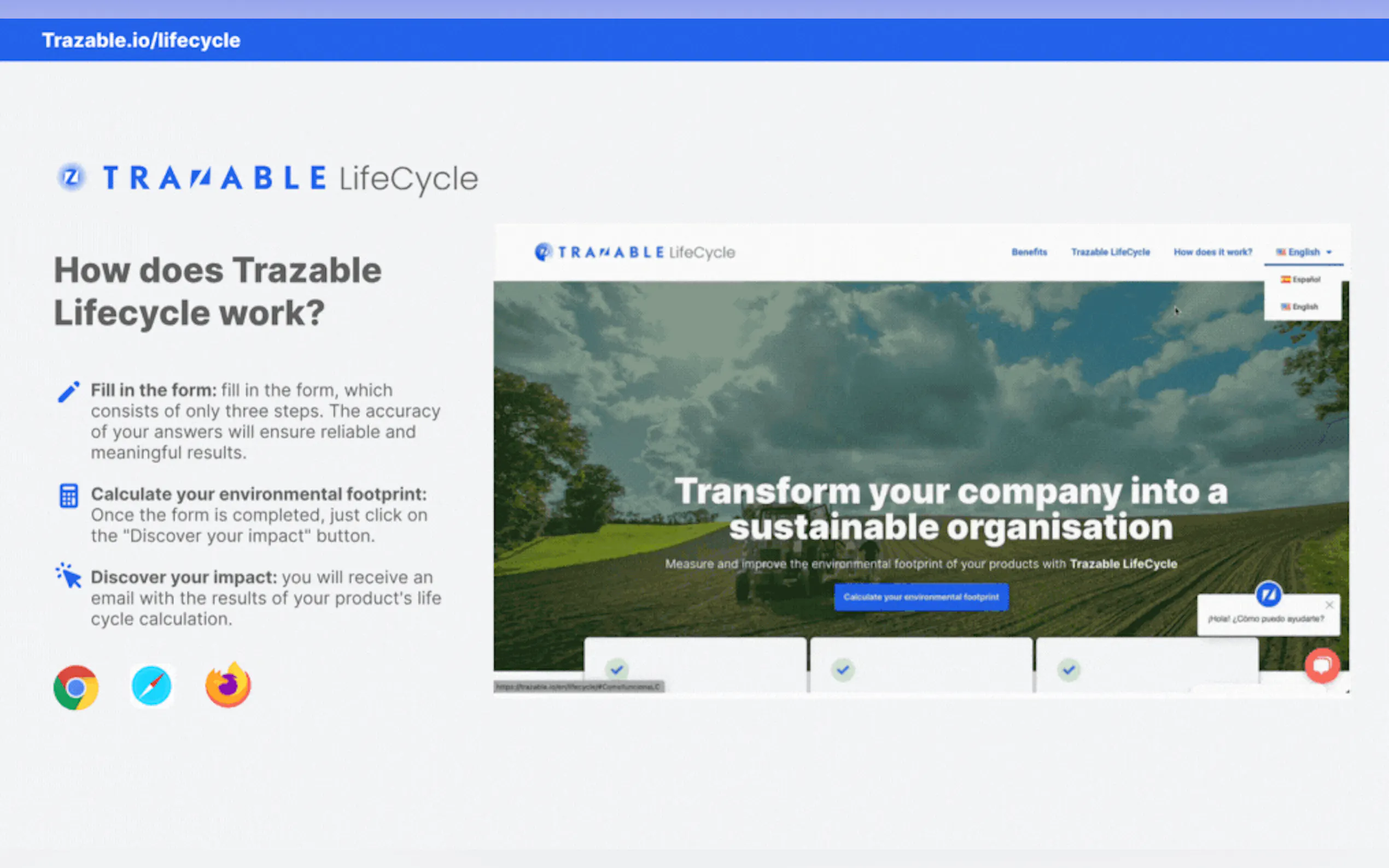 Screenshot 2 of Trazable LlifeCycle