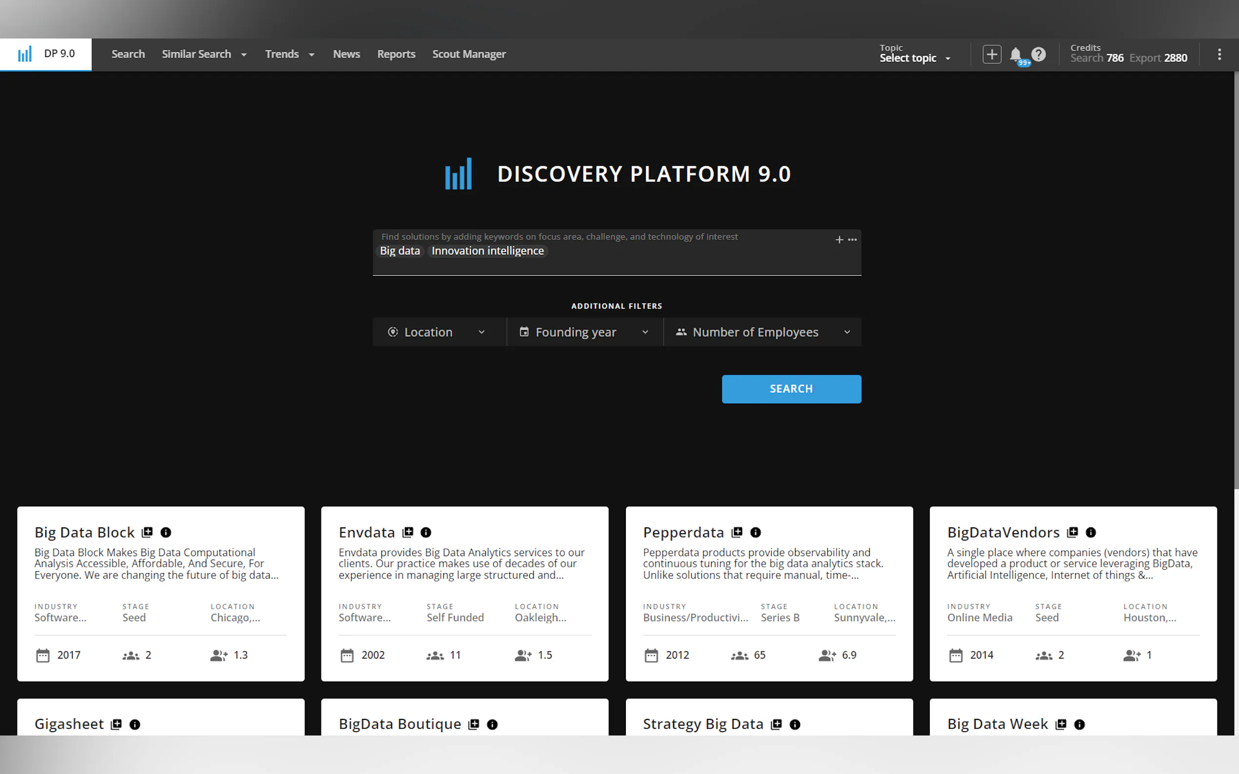 Screenshot 2 of TrendFeedr