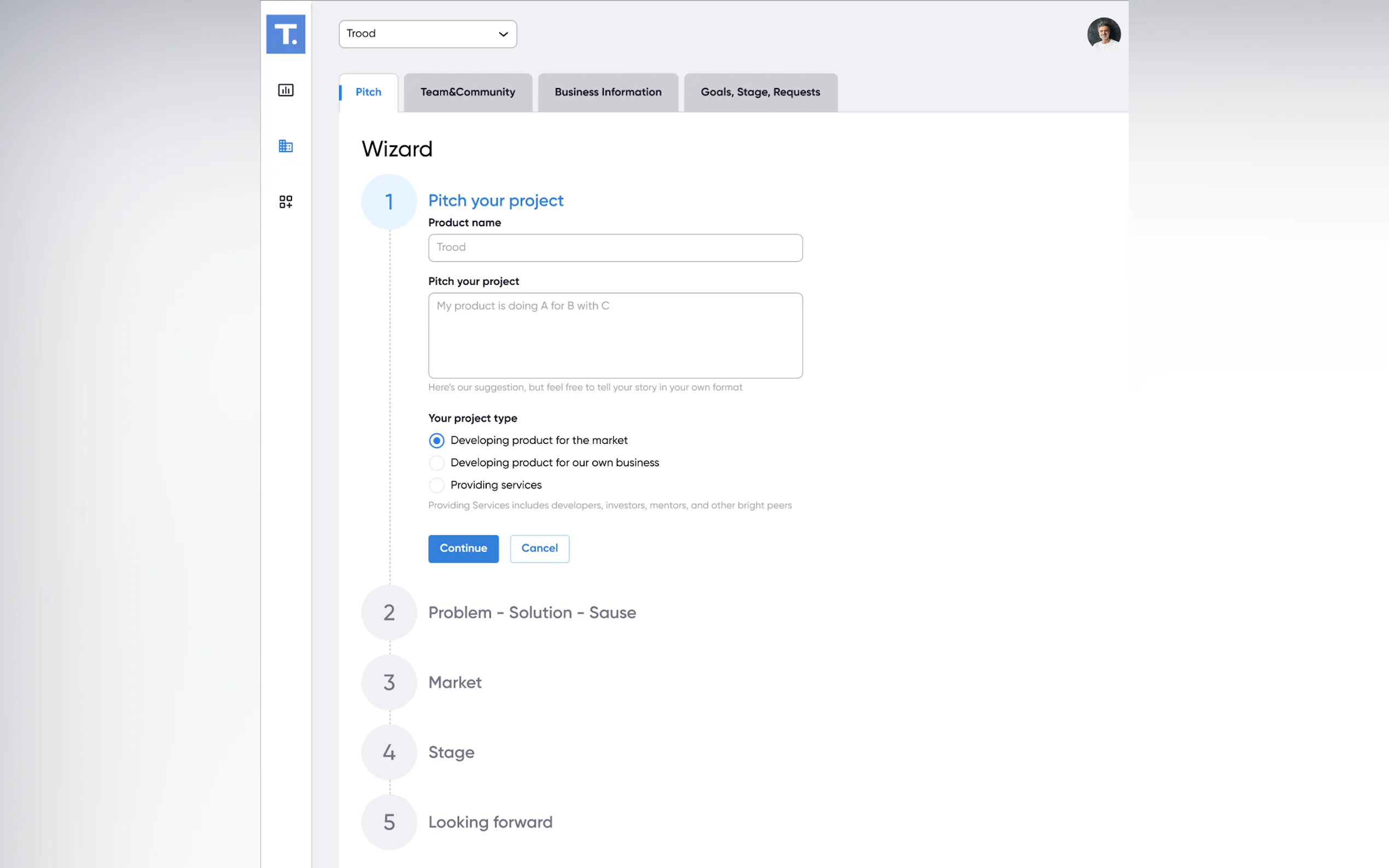 Screenshot 4 of Trood Business/Development Manager