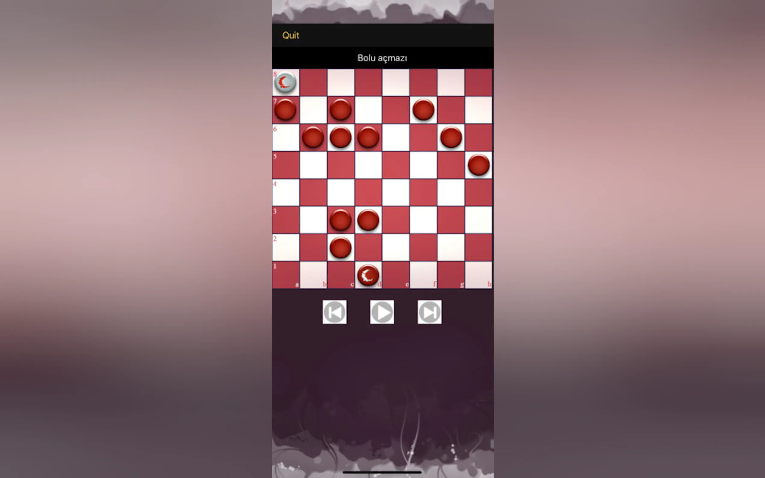 Screenshot 8 of Turkish Checkers & Puzzles