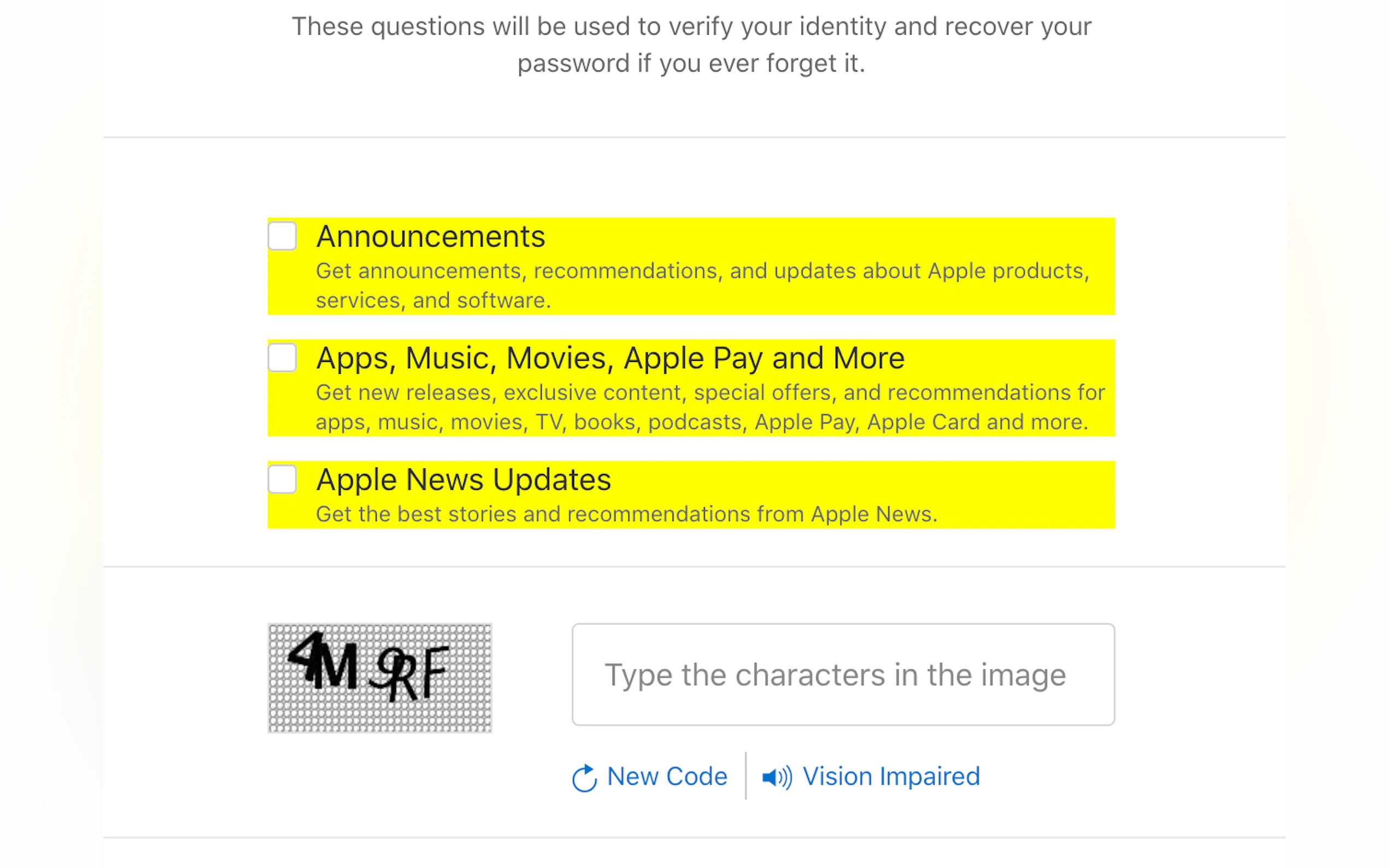 Screenshot 2 of Uncheck email subscription