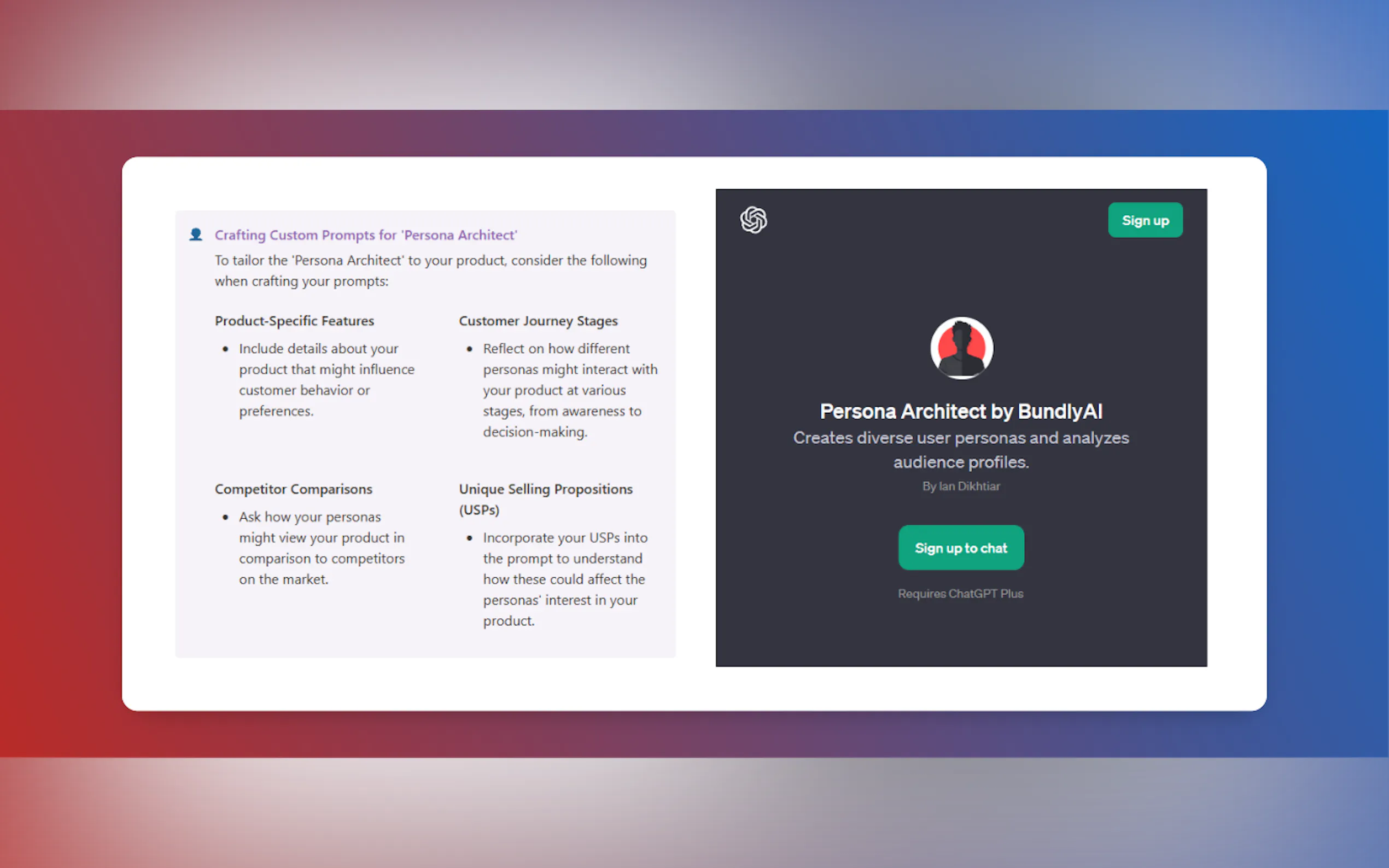 Screenshot 2 of Understanding Your Audience with AI