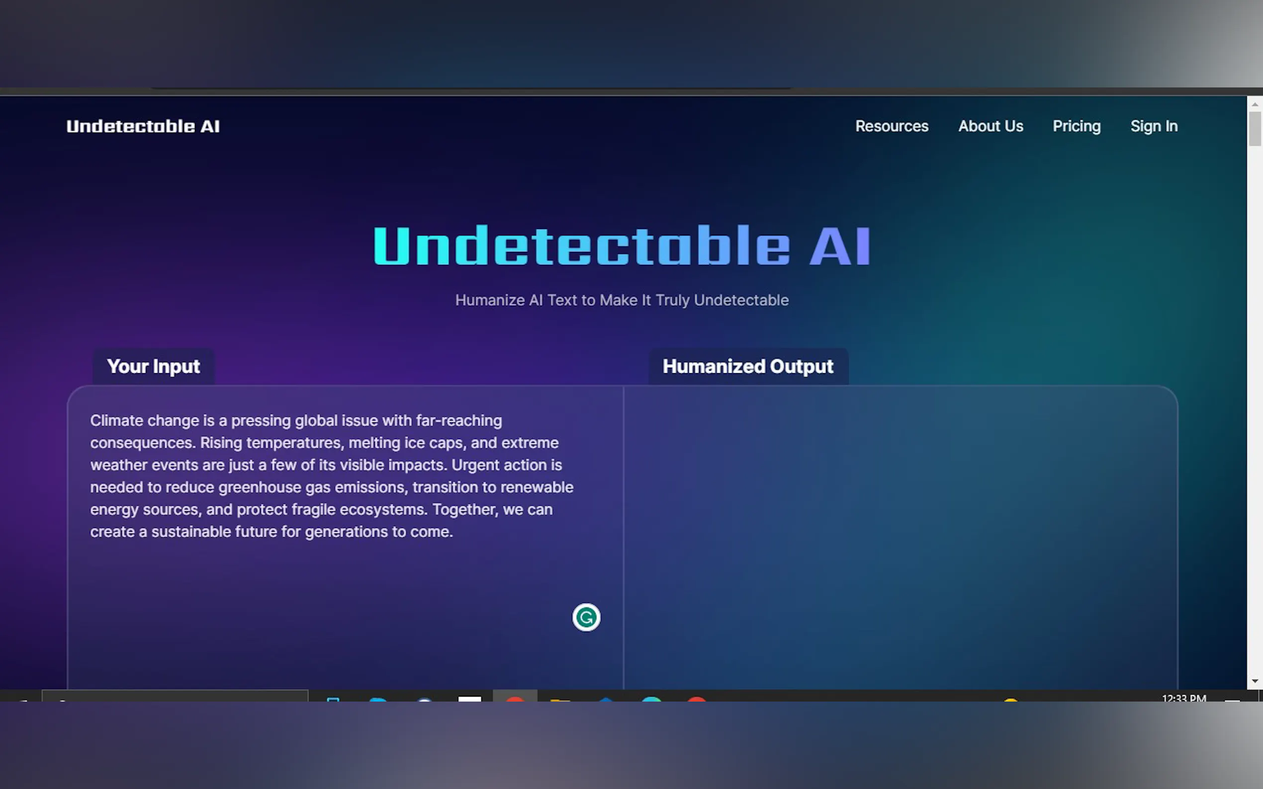 Screenshot 2 of Undetectable AI