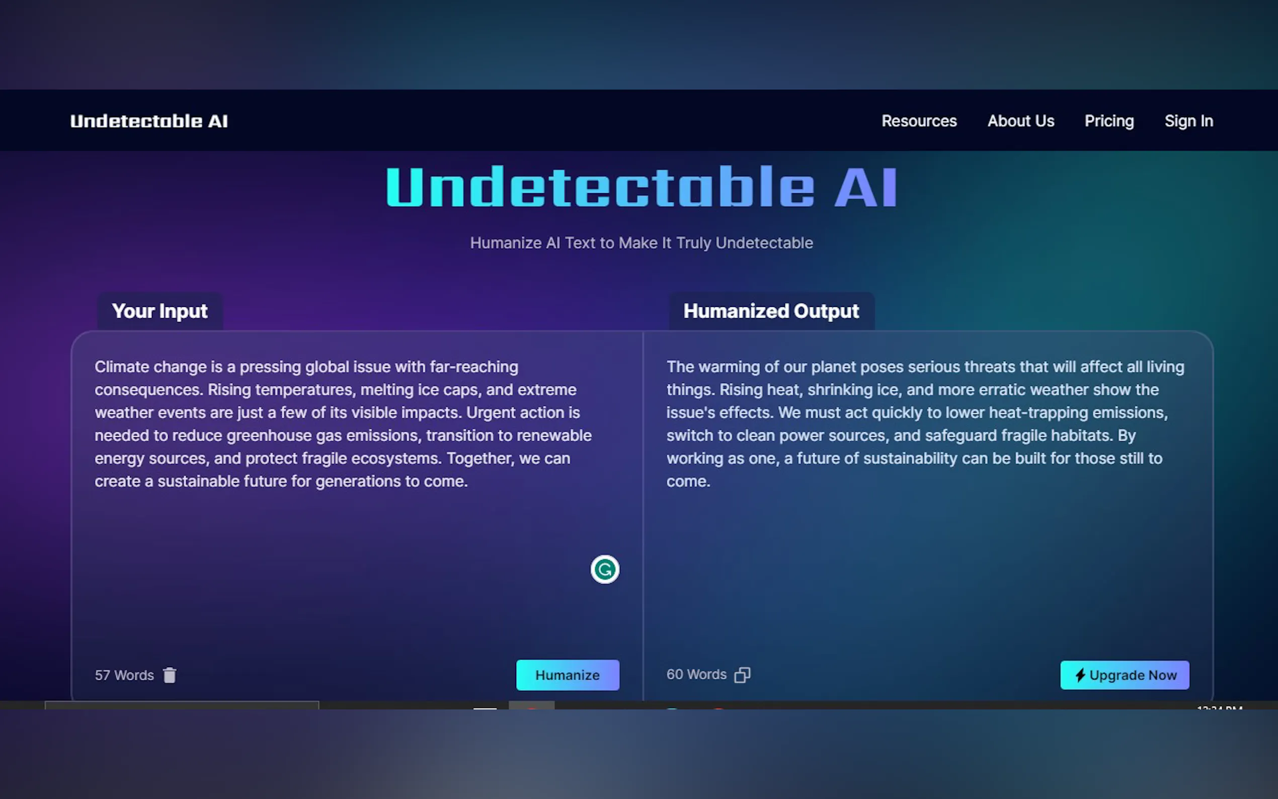 Screenshot 3 of Undetectable AI