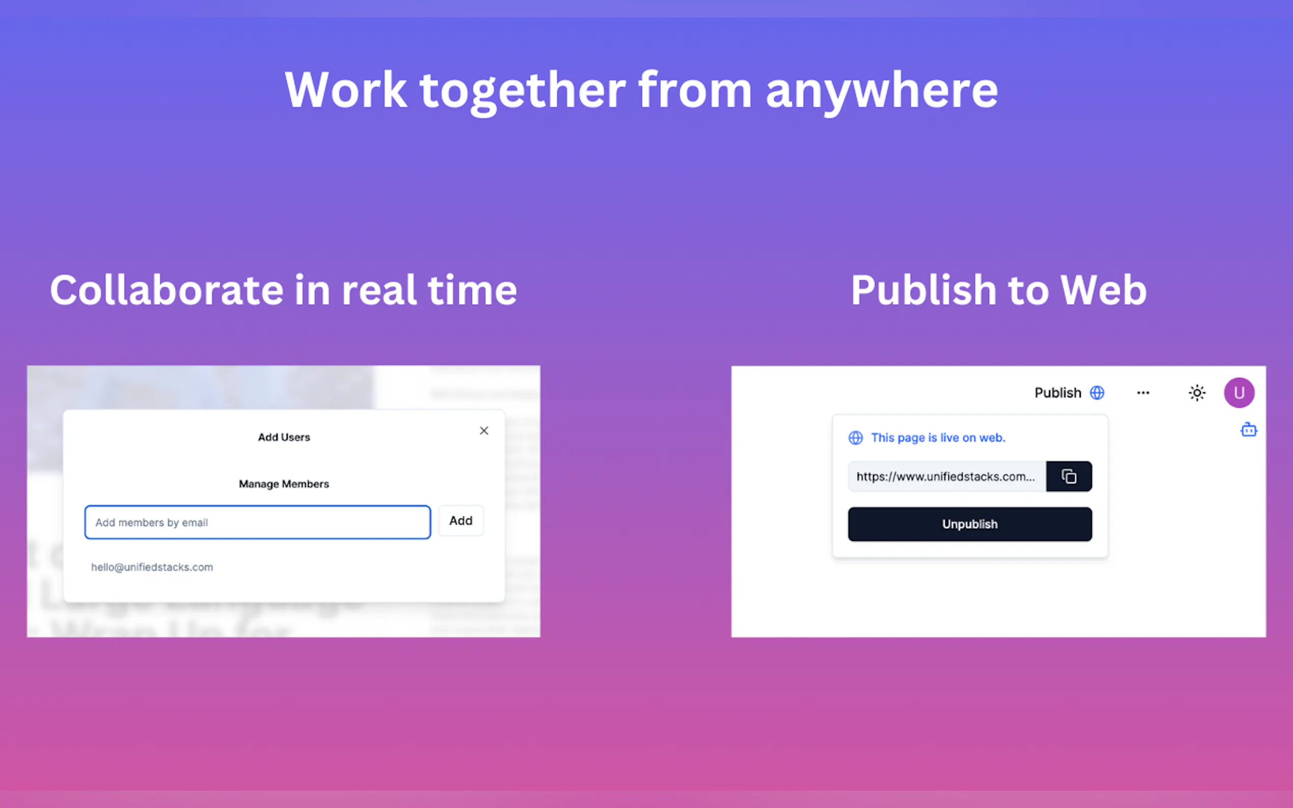 Screenshot 4 of UnifiedStacks