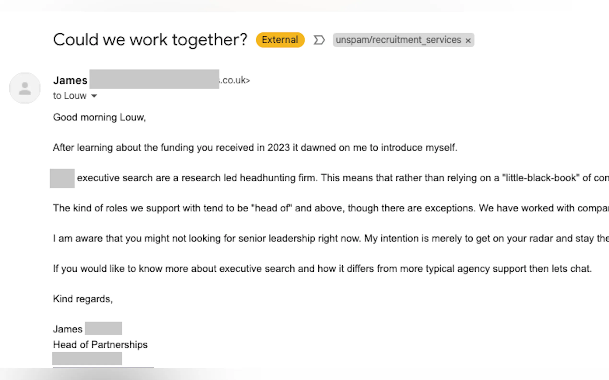 Screenshot 2 of Unspam.io