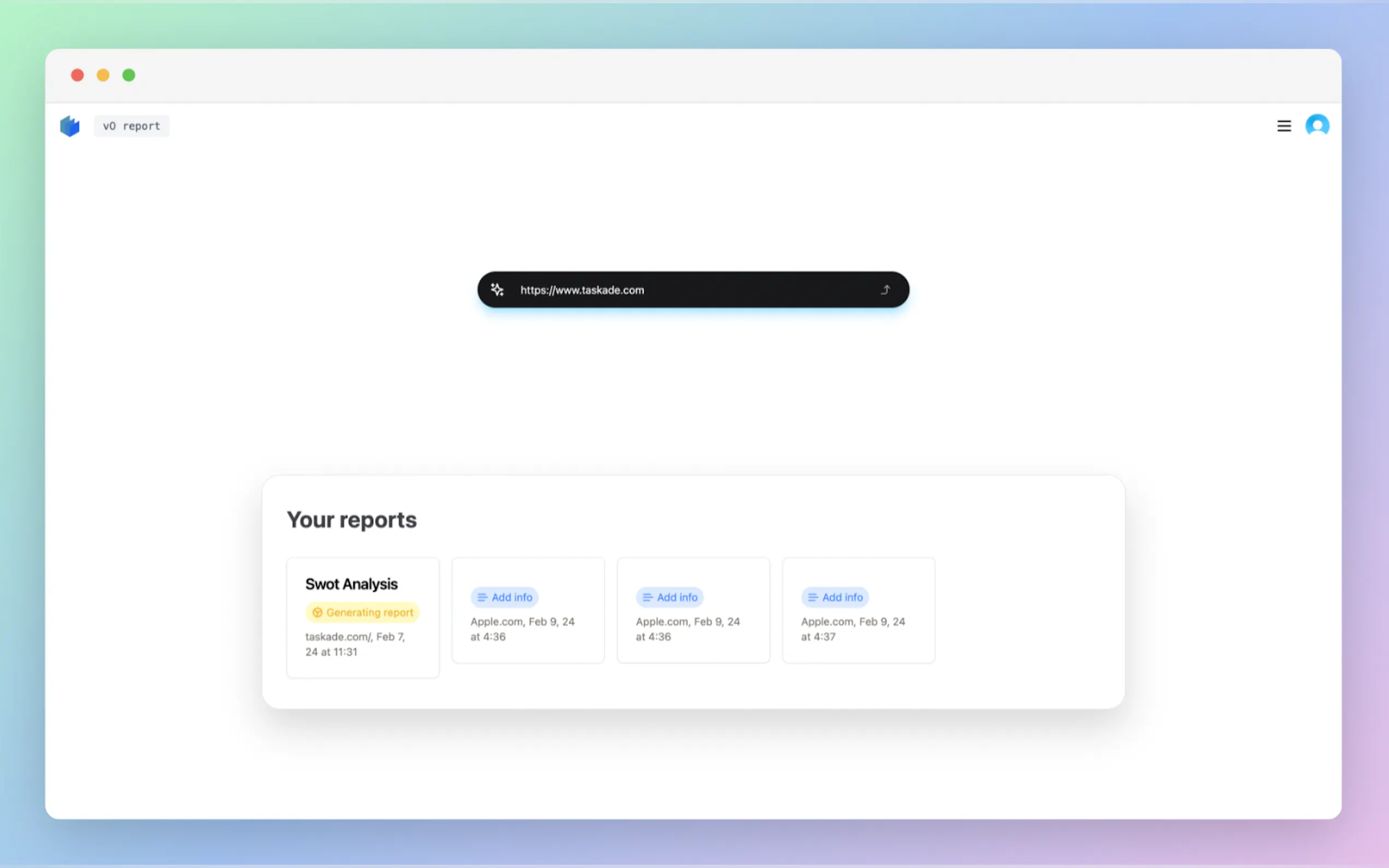v0 report