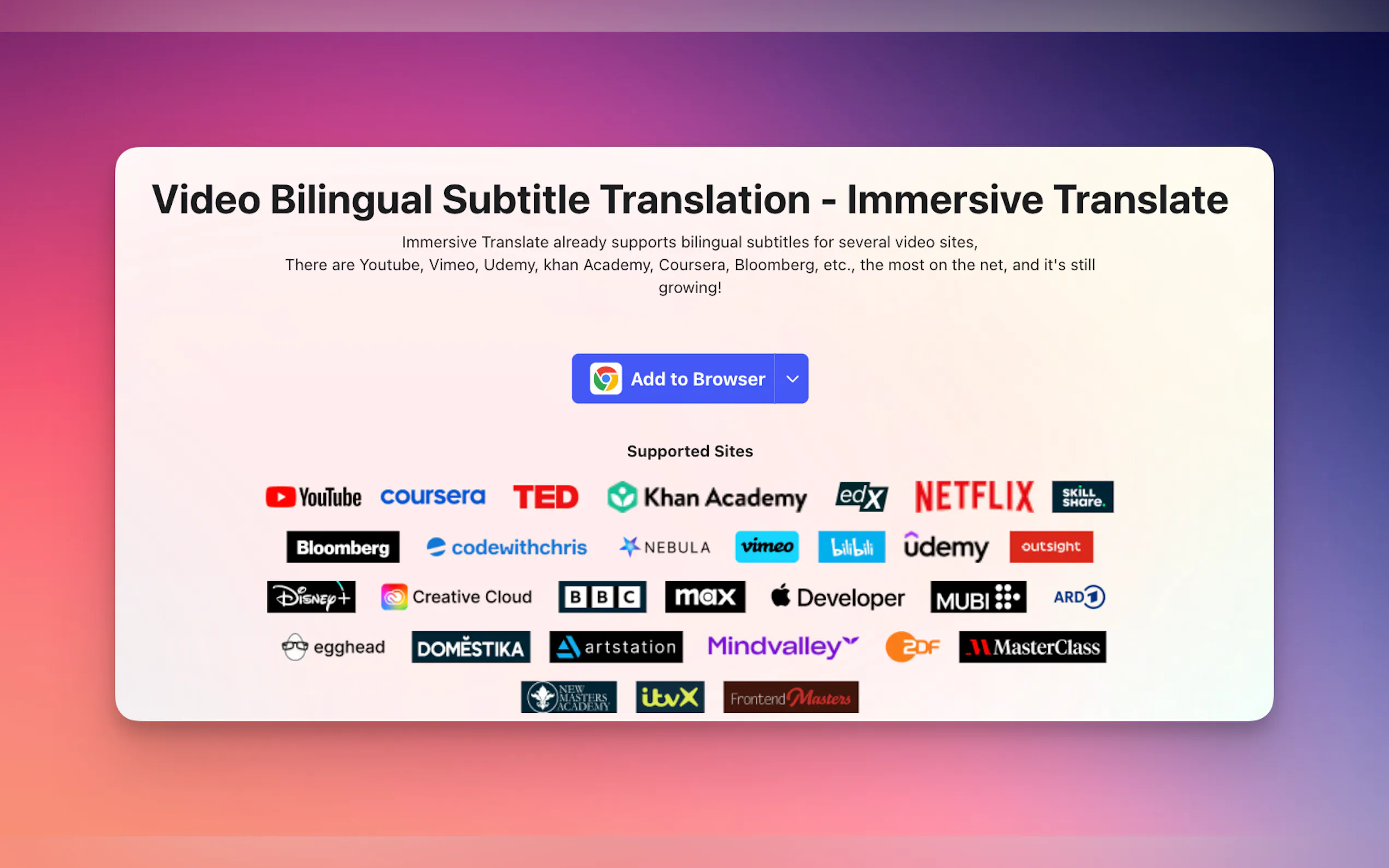 Screenshot 2 of Video Bilingual Subtitle Translation