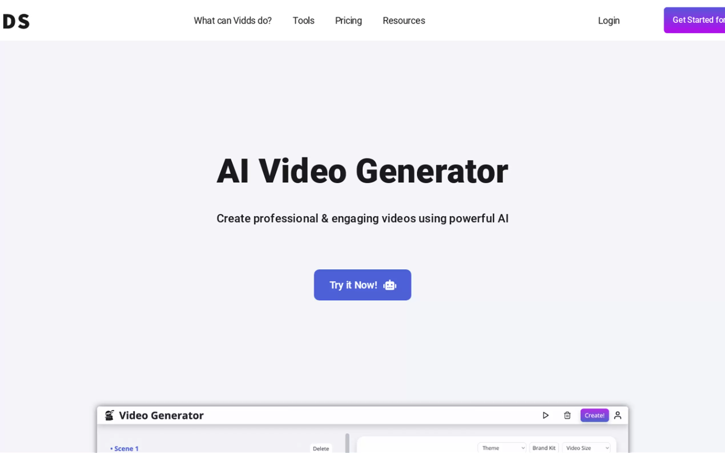 Video Generator by Vidds