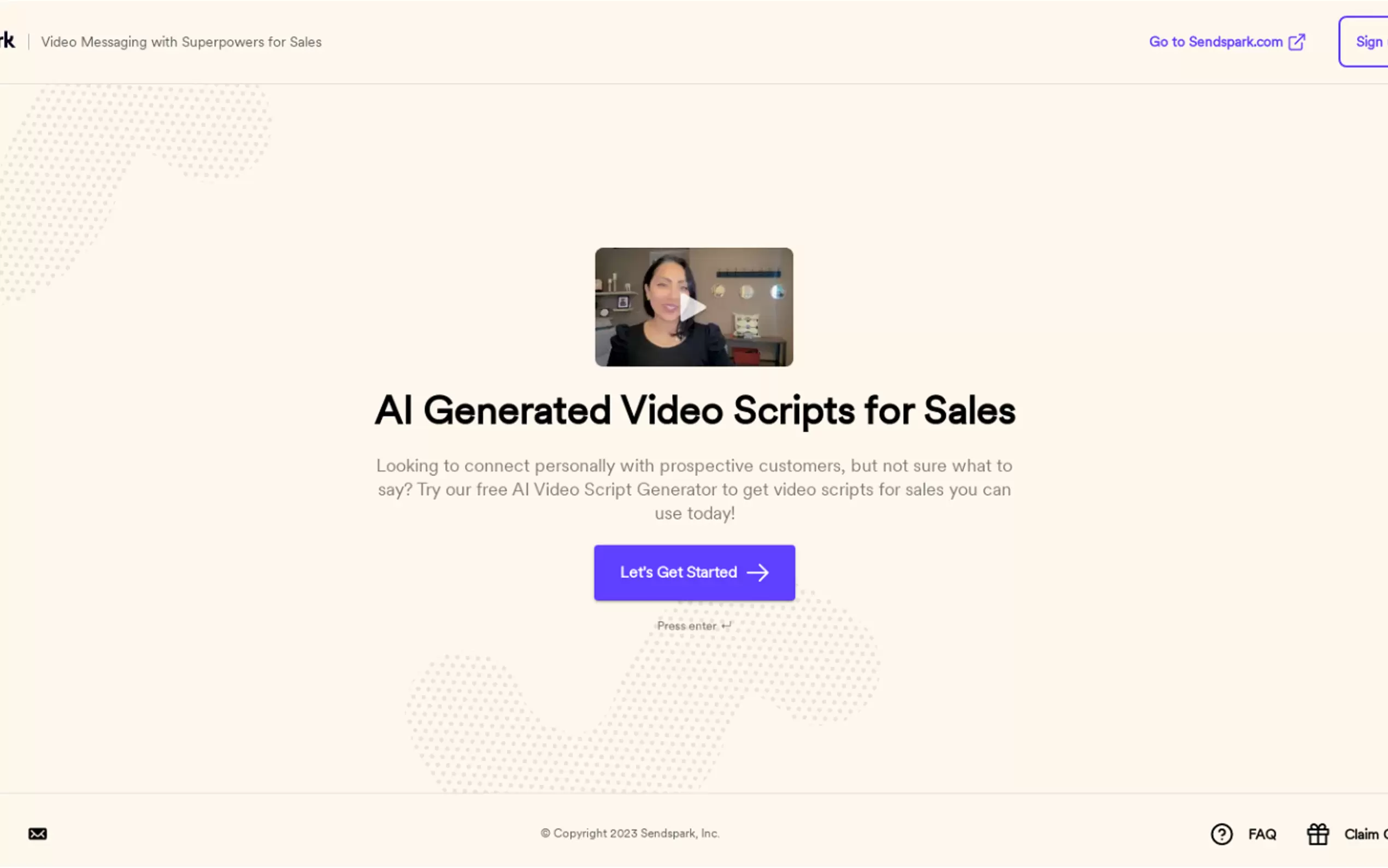 Video script generator