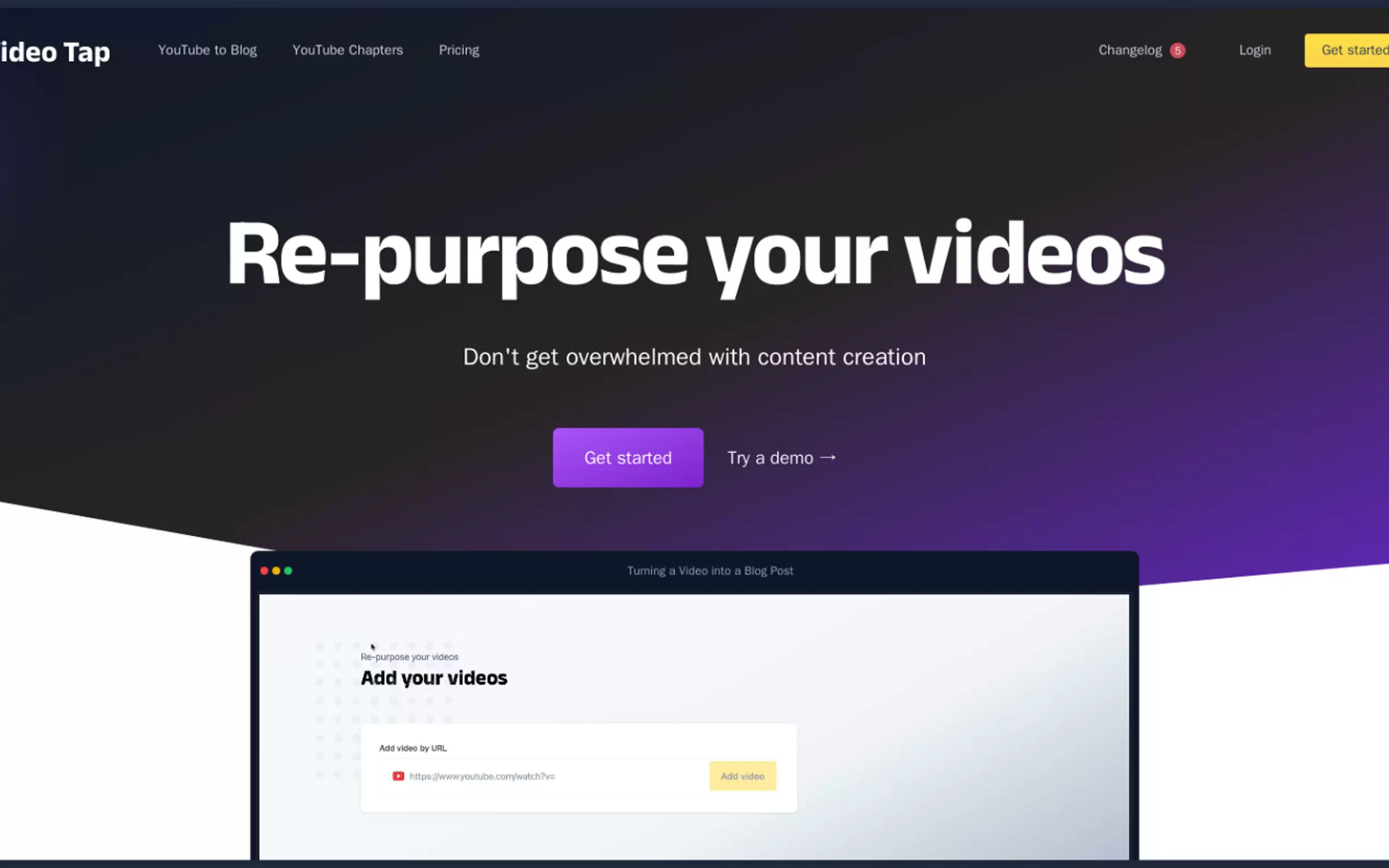 Video Tap
