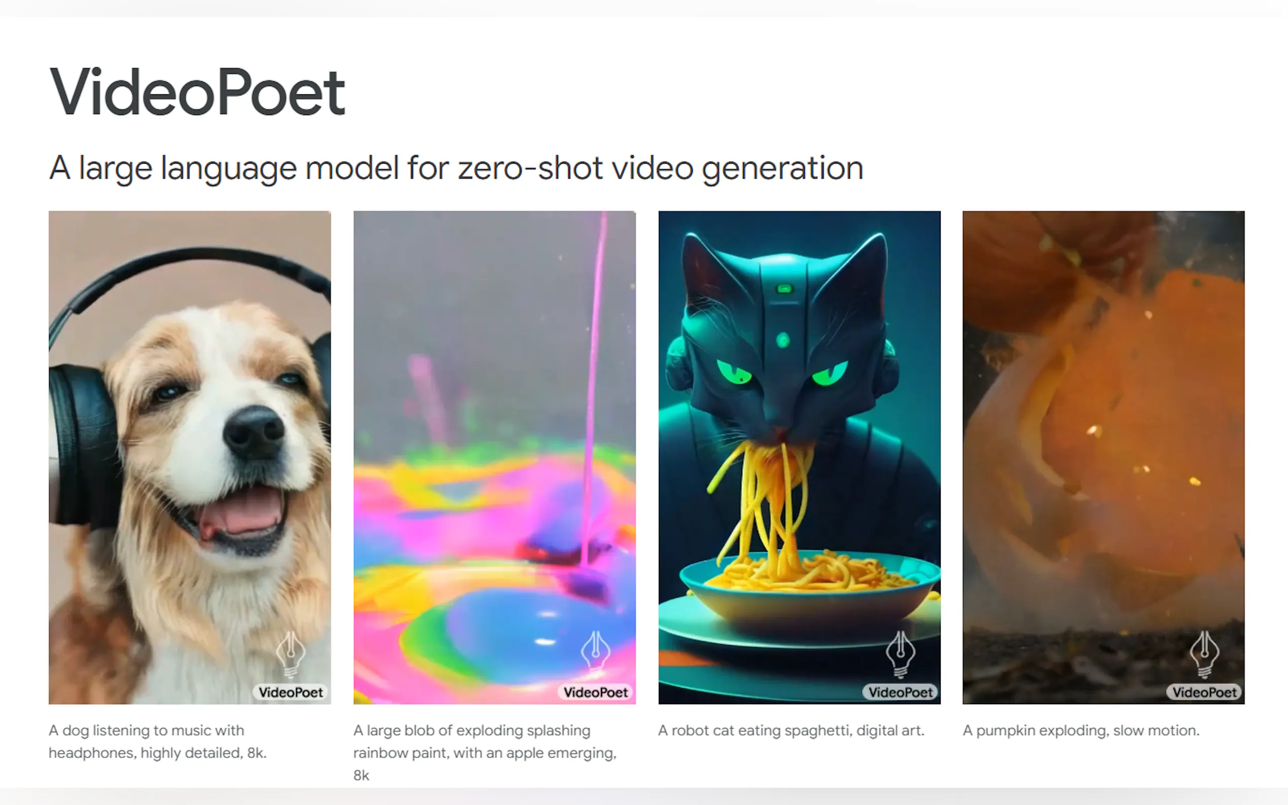 Screenshot 2 of VideoPoet 