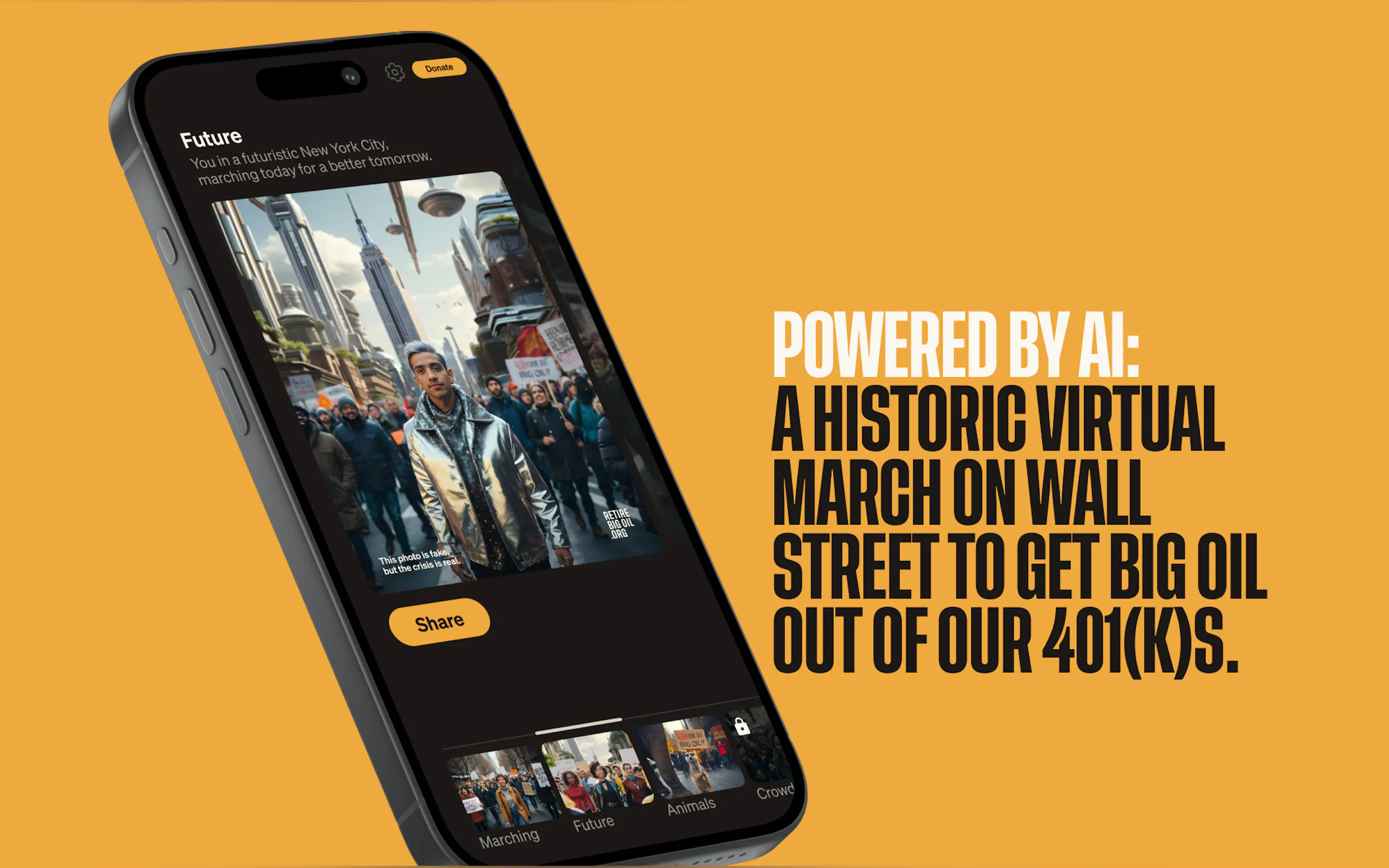 Screenshot 4 of Virtual March to Retire Big Oil