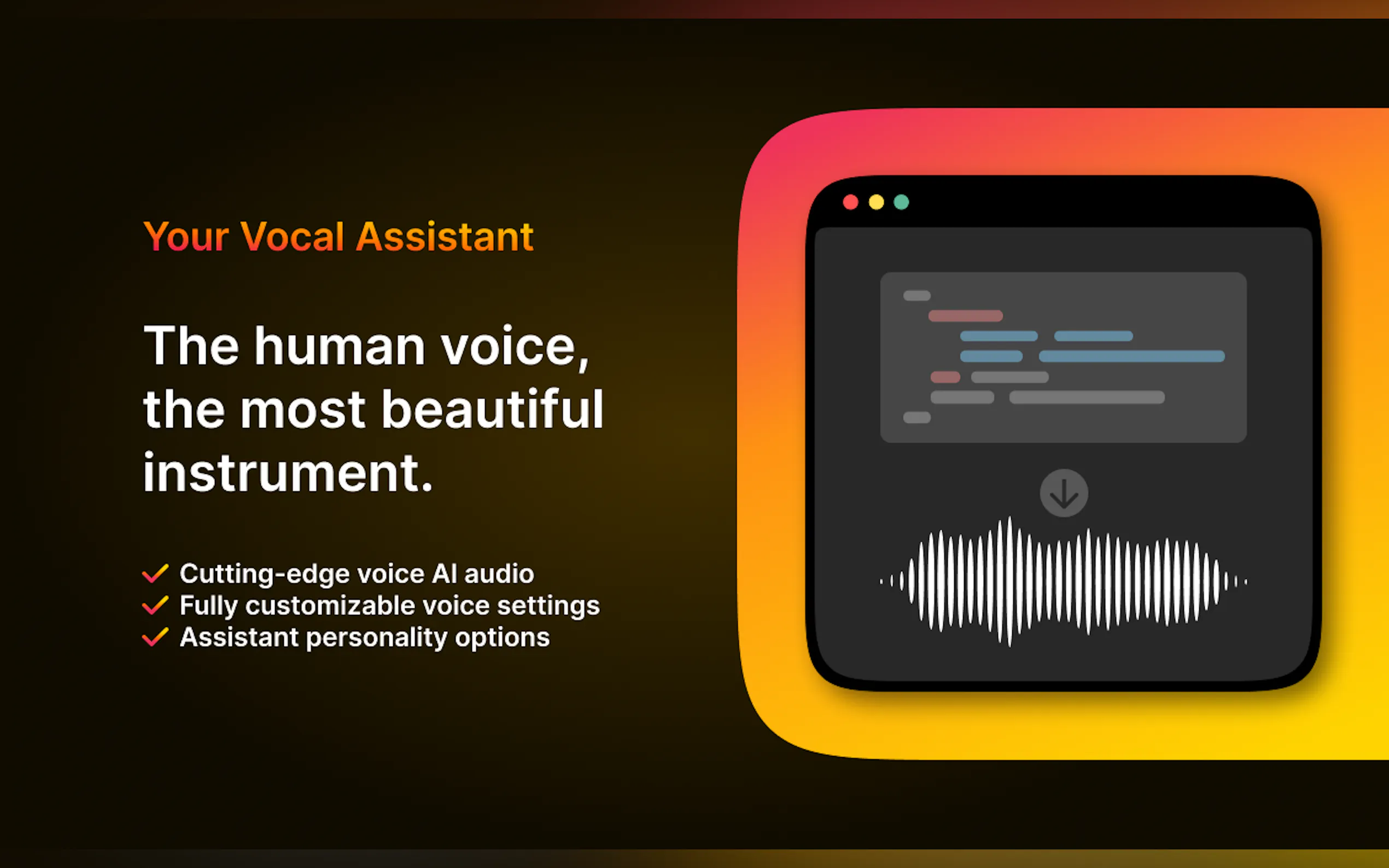 Screenshot 3 of Voqal Assistant