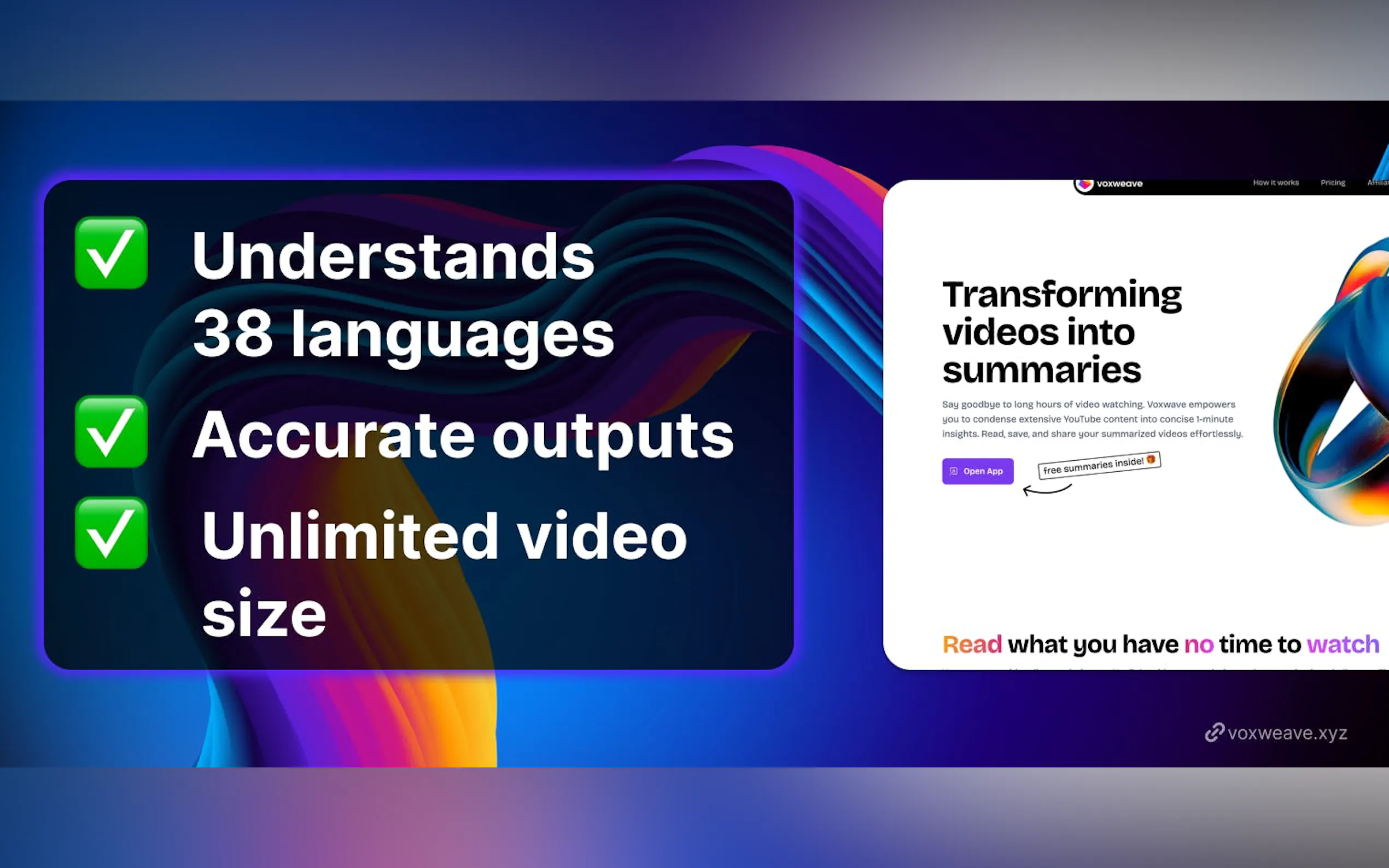 Screenshot 2 of Voxweave – YouTube Video to Mind Map