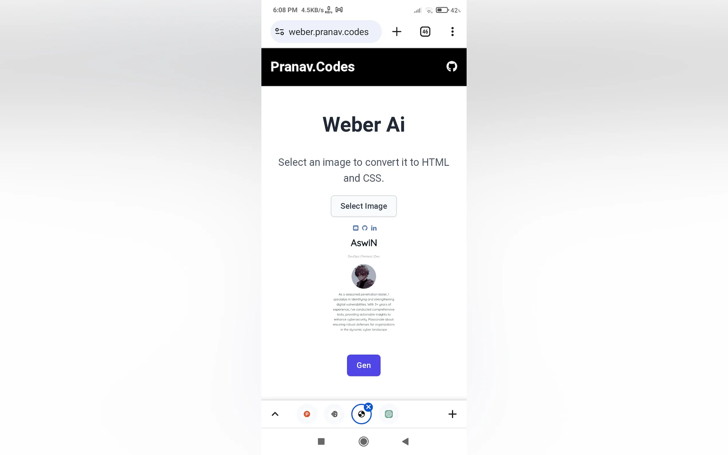 Screenshot 2 of Weber Ai