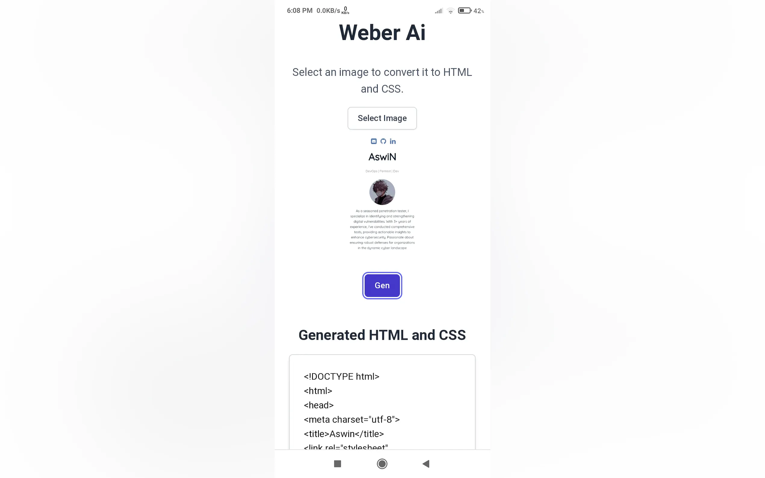 Screenshot 4 of Weber Ai
