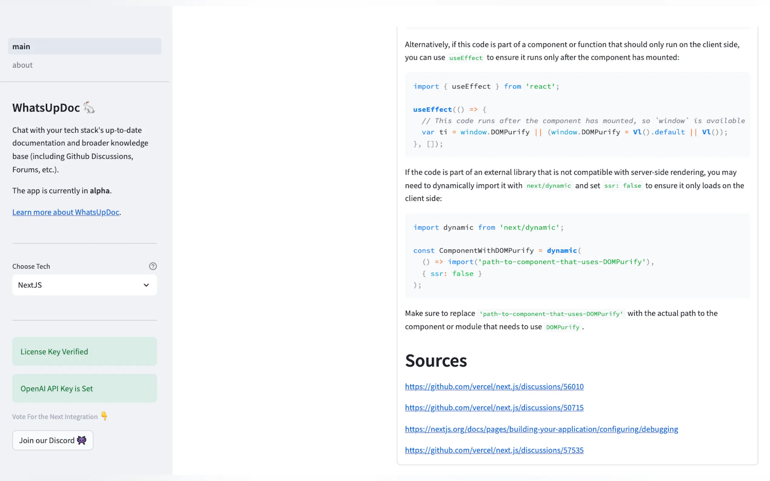 Screenshot 6 of WhatsUpDoc 