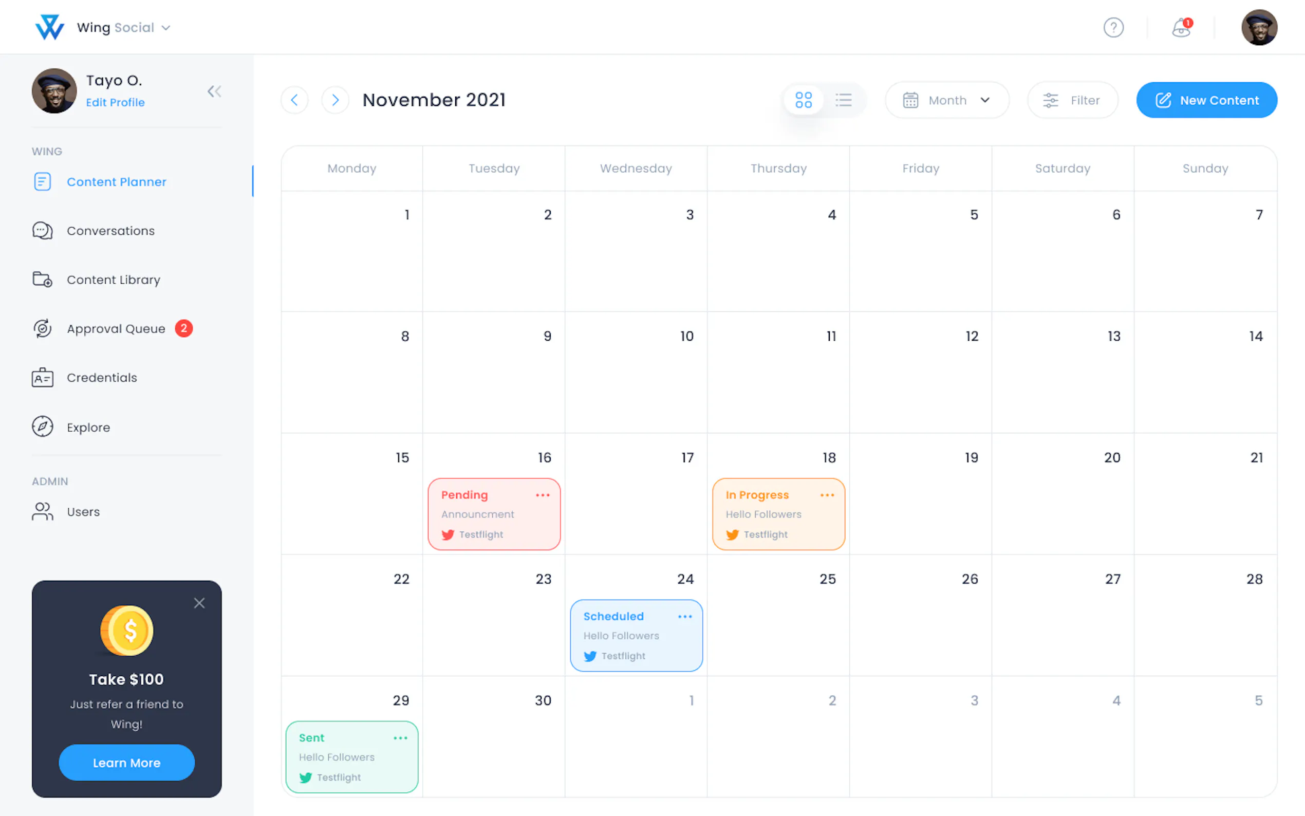 Screenshot 2 of Wing Assistant