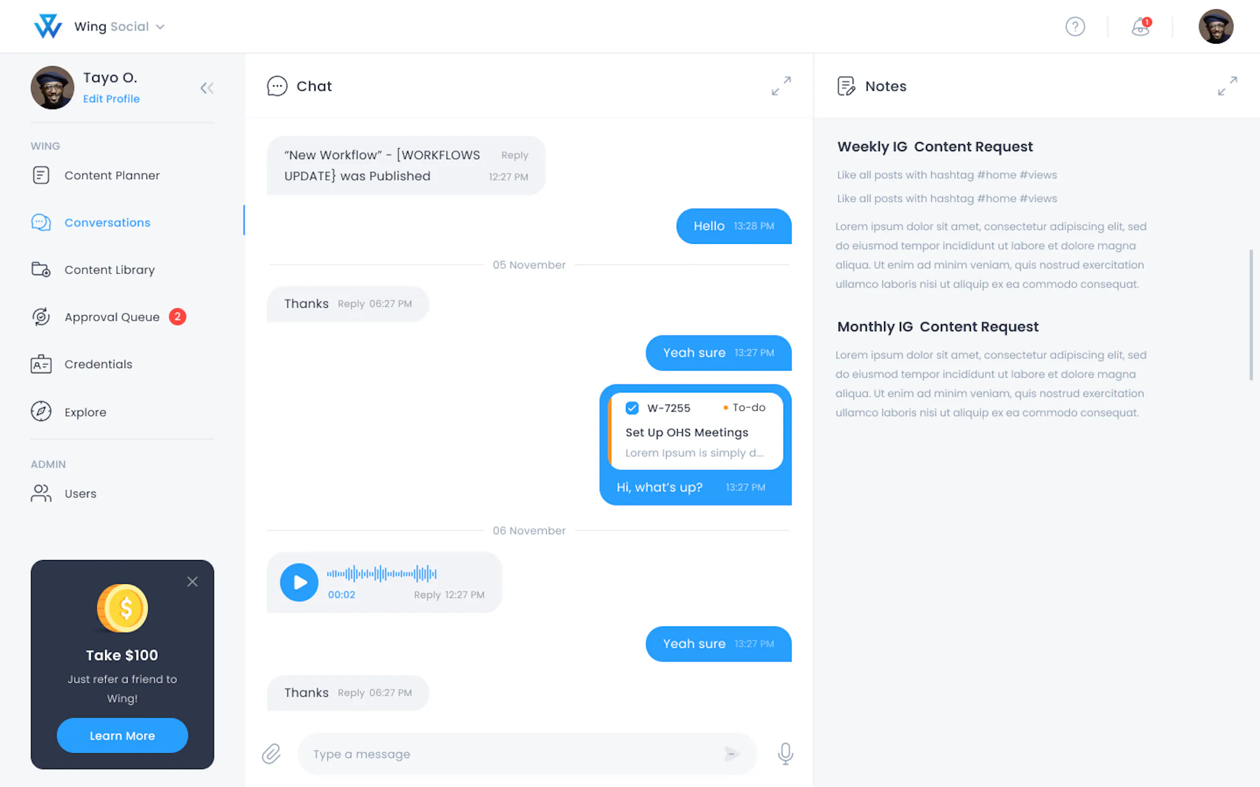 Screenshot 4 of Wing Assistant