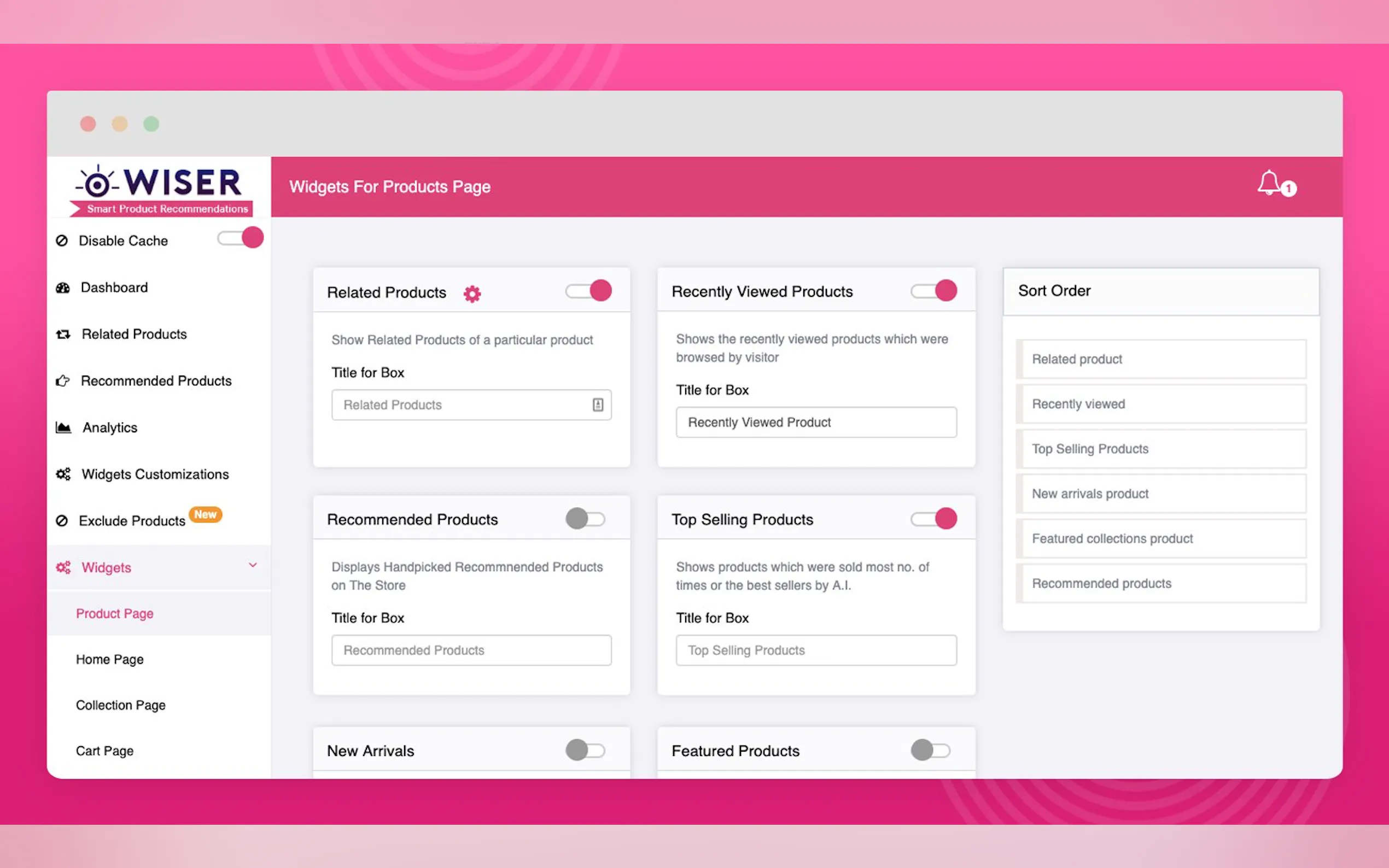 Screenshot 3 of Wiser - Personalized Recommendations