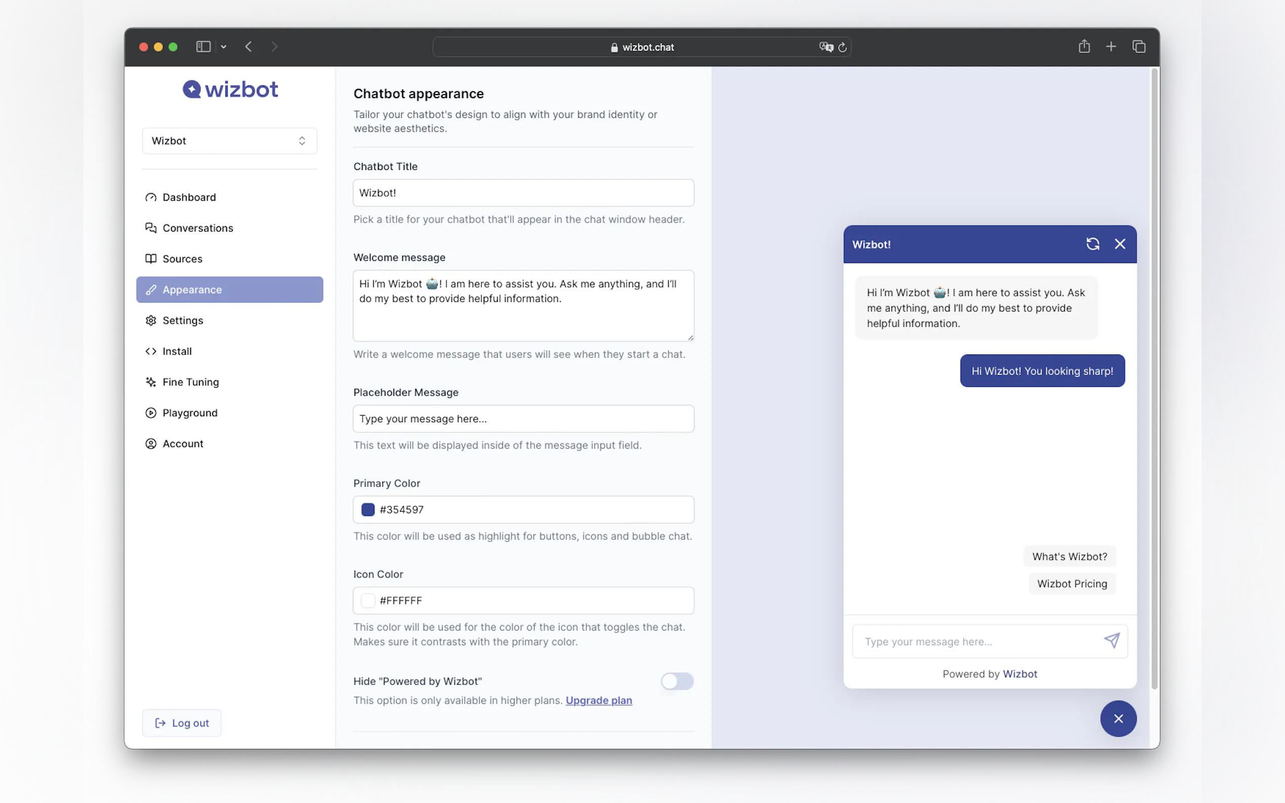 Screenshot 2 of Wizbot