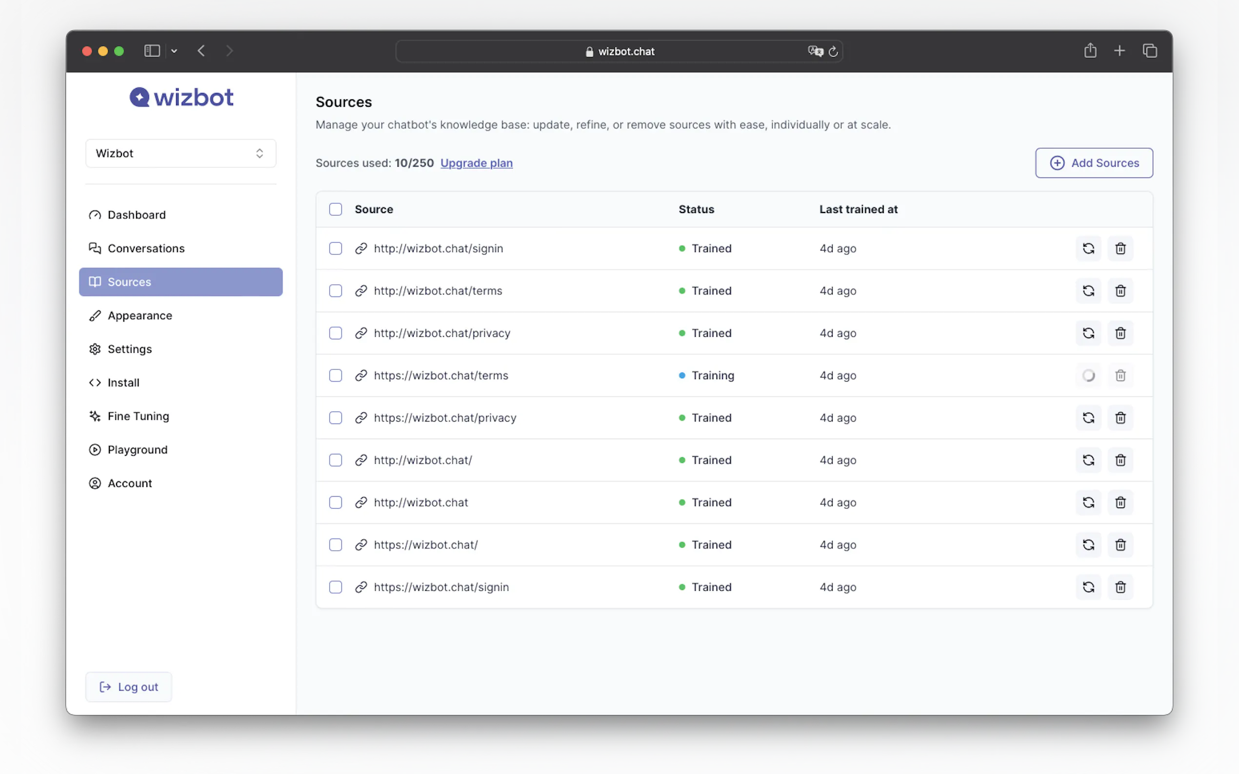 Screenshot 3 of Wizbot