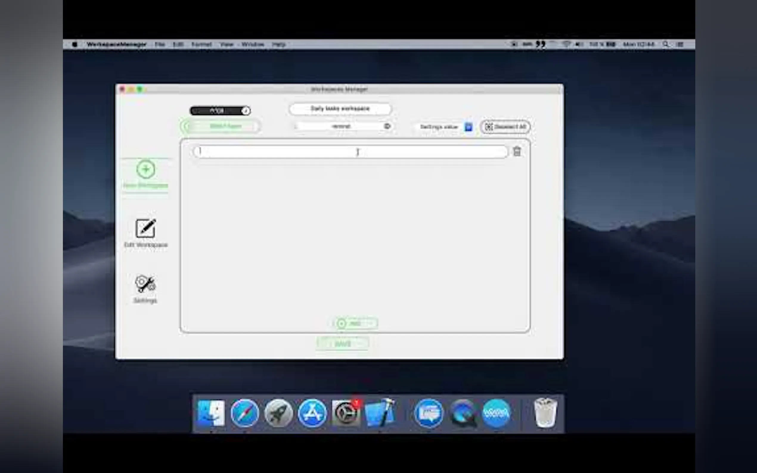 Workspace Manager
