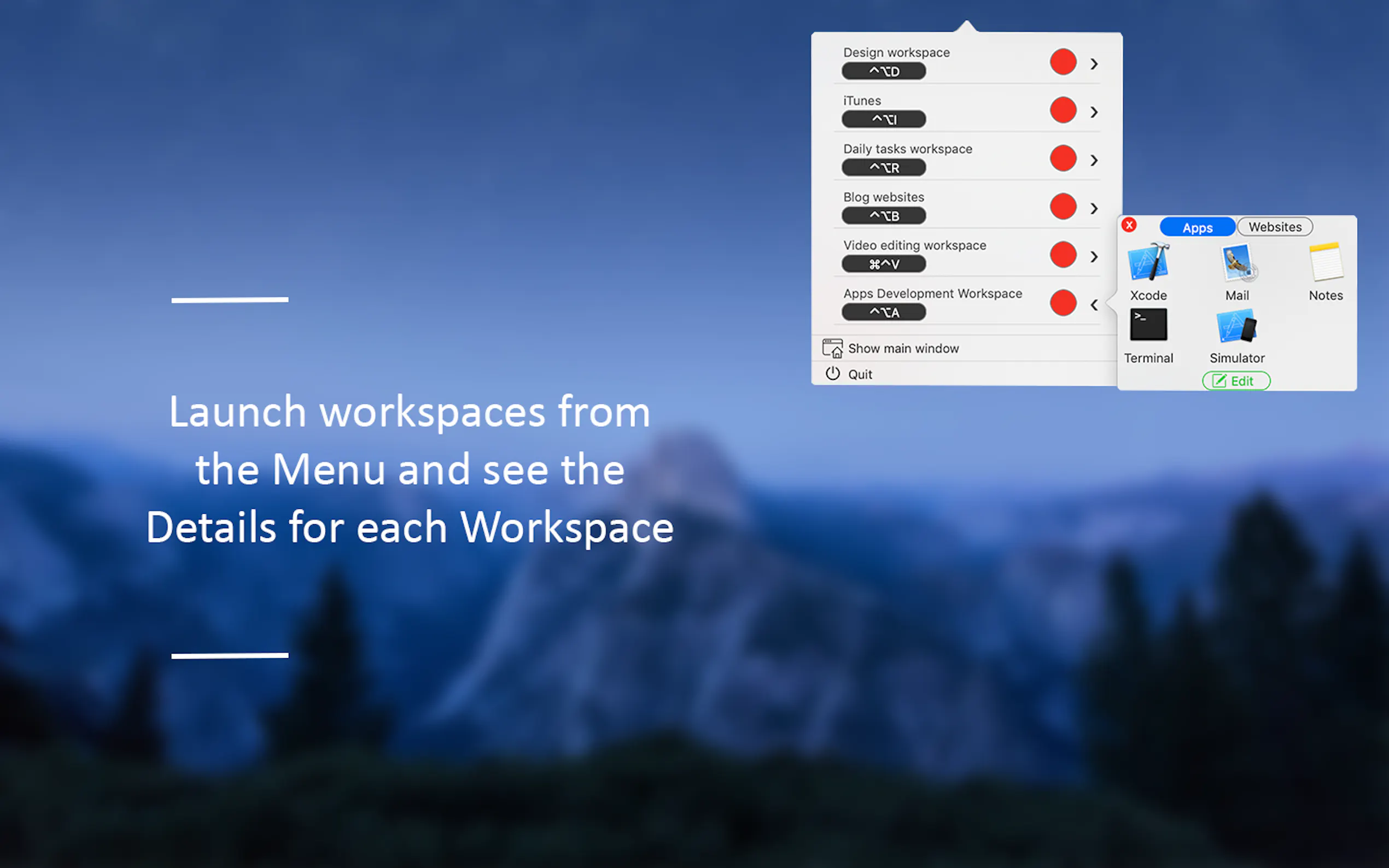 Screenshot 4 of Workspace Manager